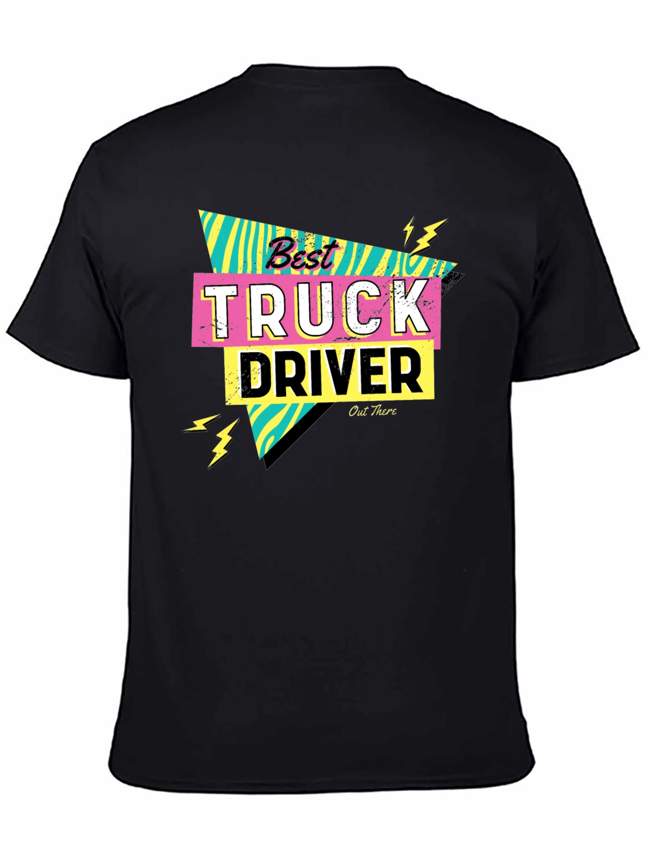 Best Truck Driver Graphic Tee - Retro 80s Style