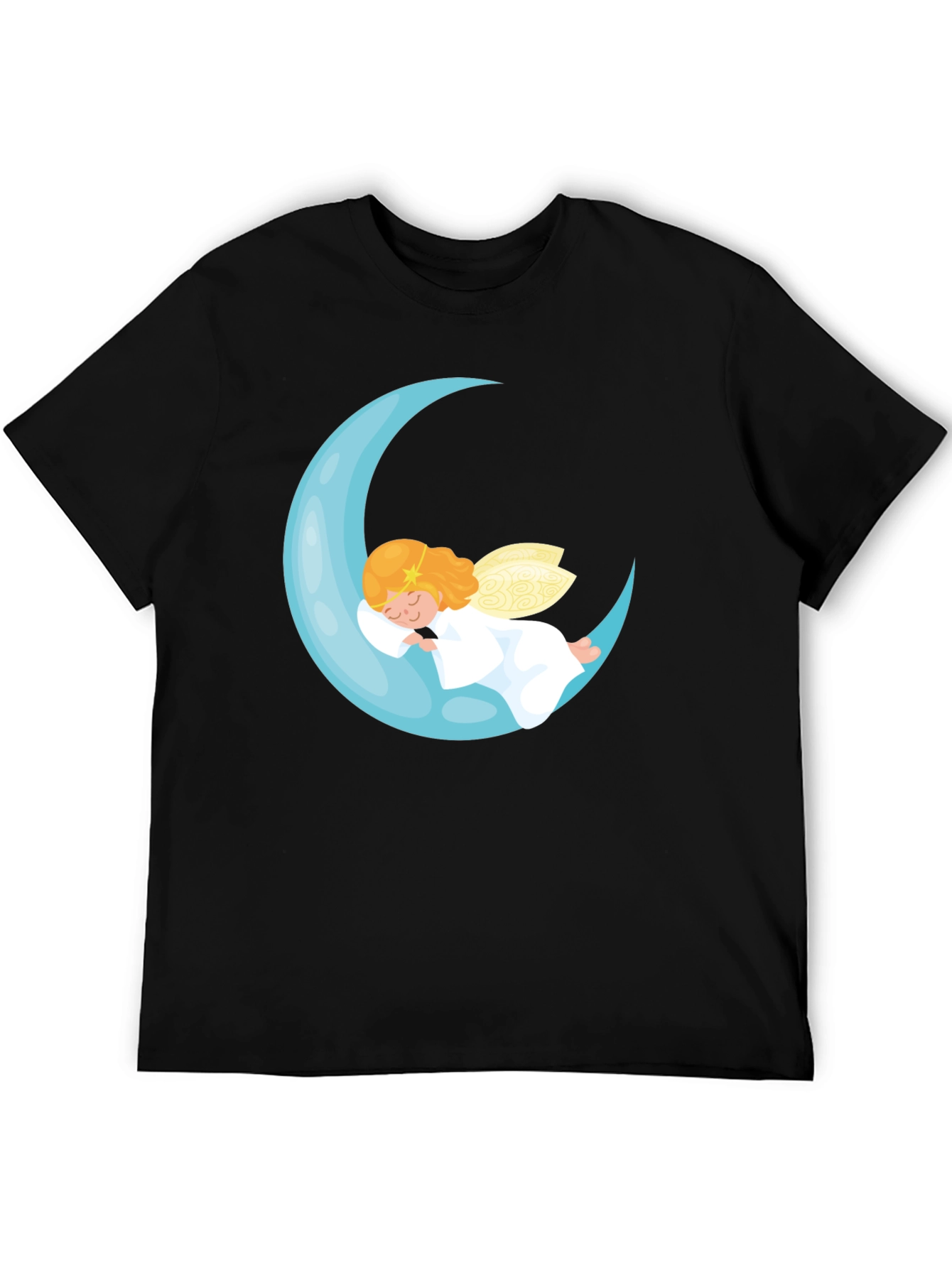 Angel Moon Graphic Tee - Dreamy Comfort
