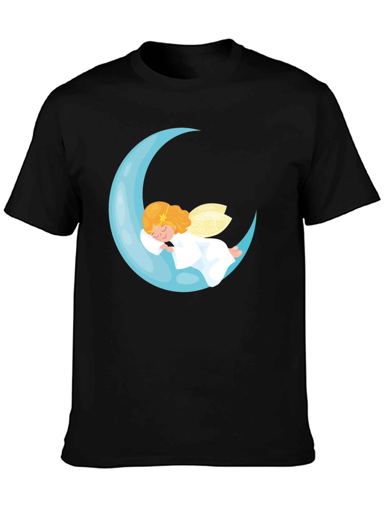 Angel Moon Graphic Tee - Dreamy Comfort