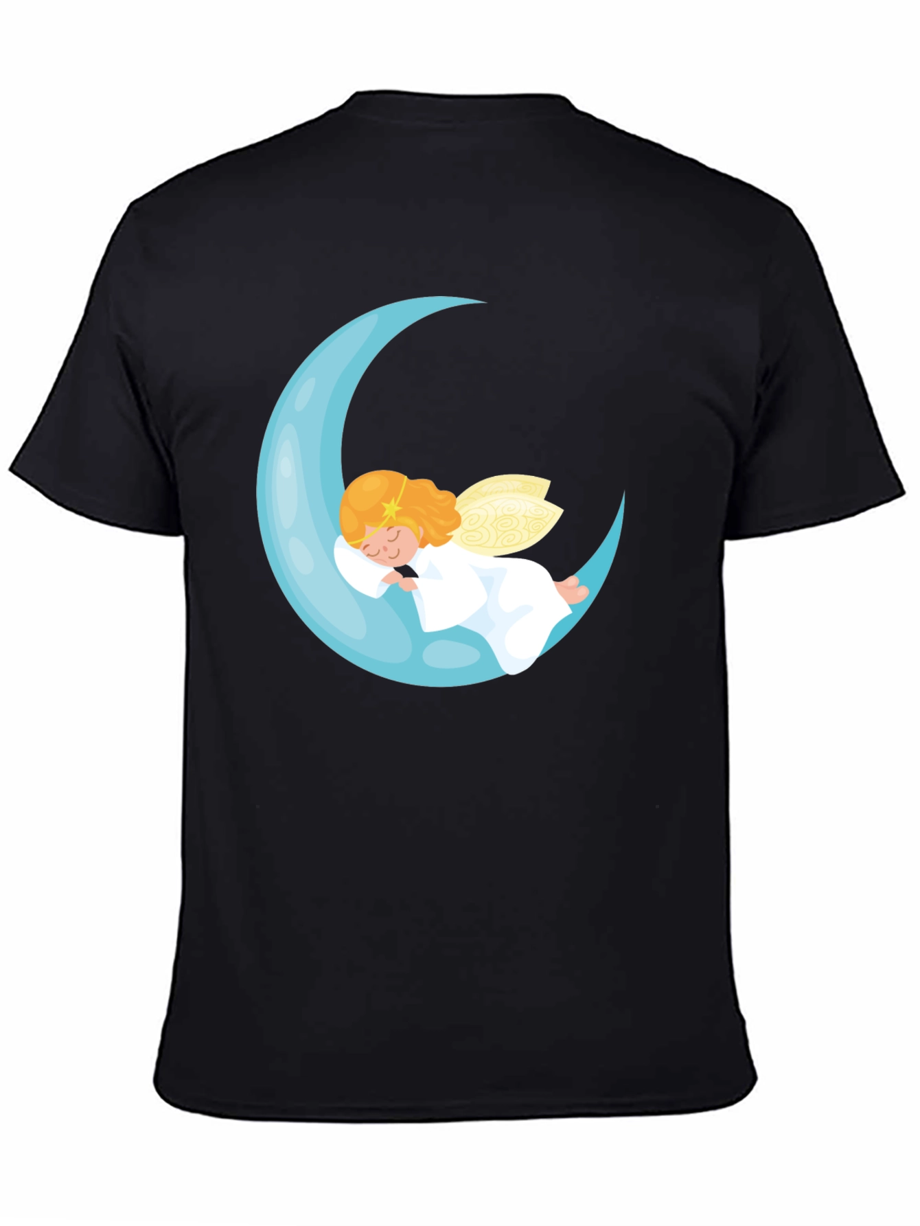 Angel Moon Graphic Tee - Dreamy Comfort