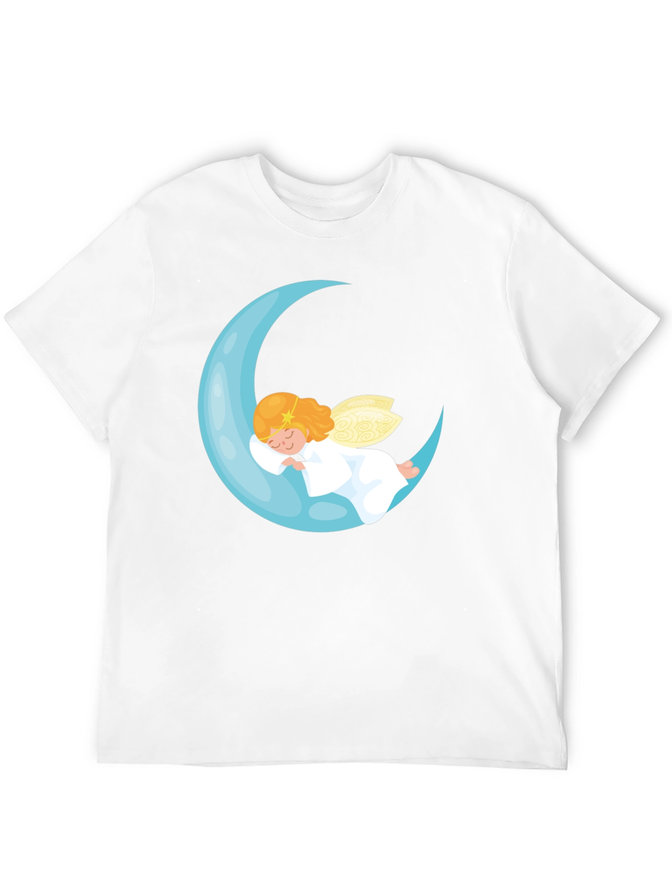 Angel Moon Graphic Tee - Dreamy Comfort