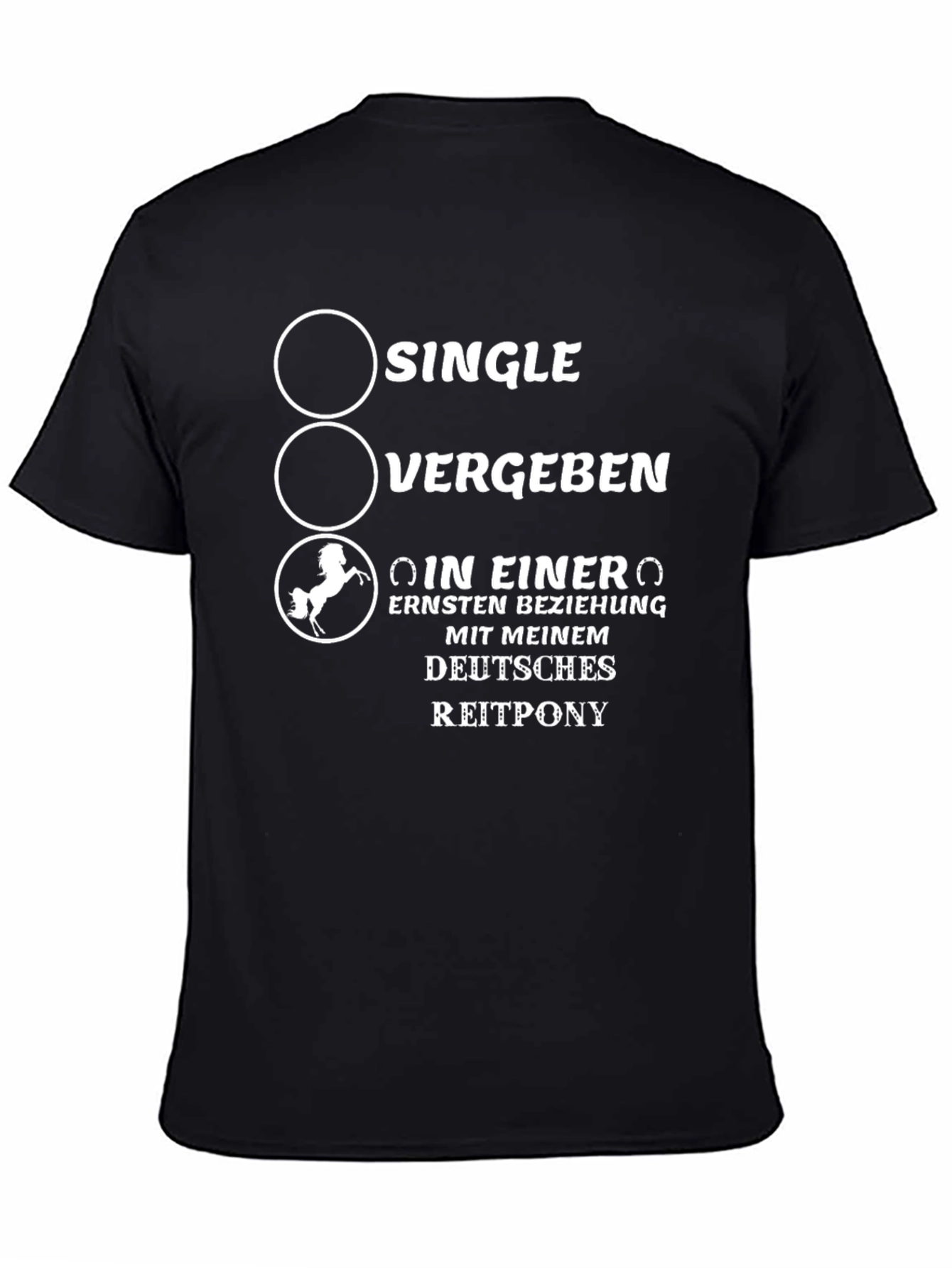 Funny German Pony T-Shirt - In Einer Ernsten Beziehung