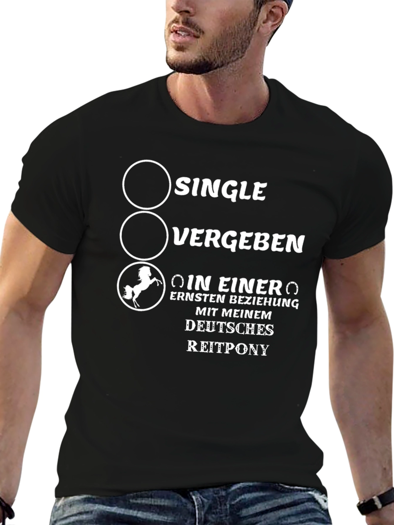 Funny German Pony T-Shirt - In Einer Ernsten Beziehung