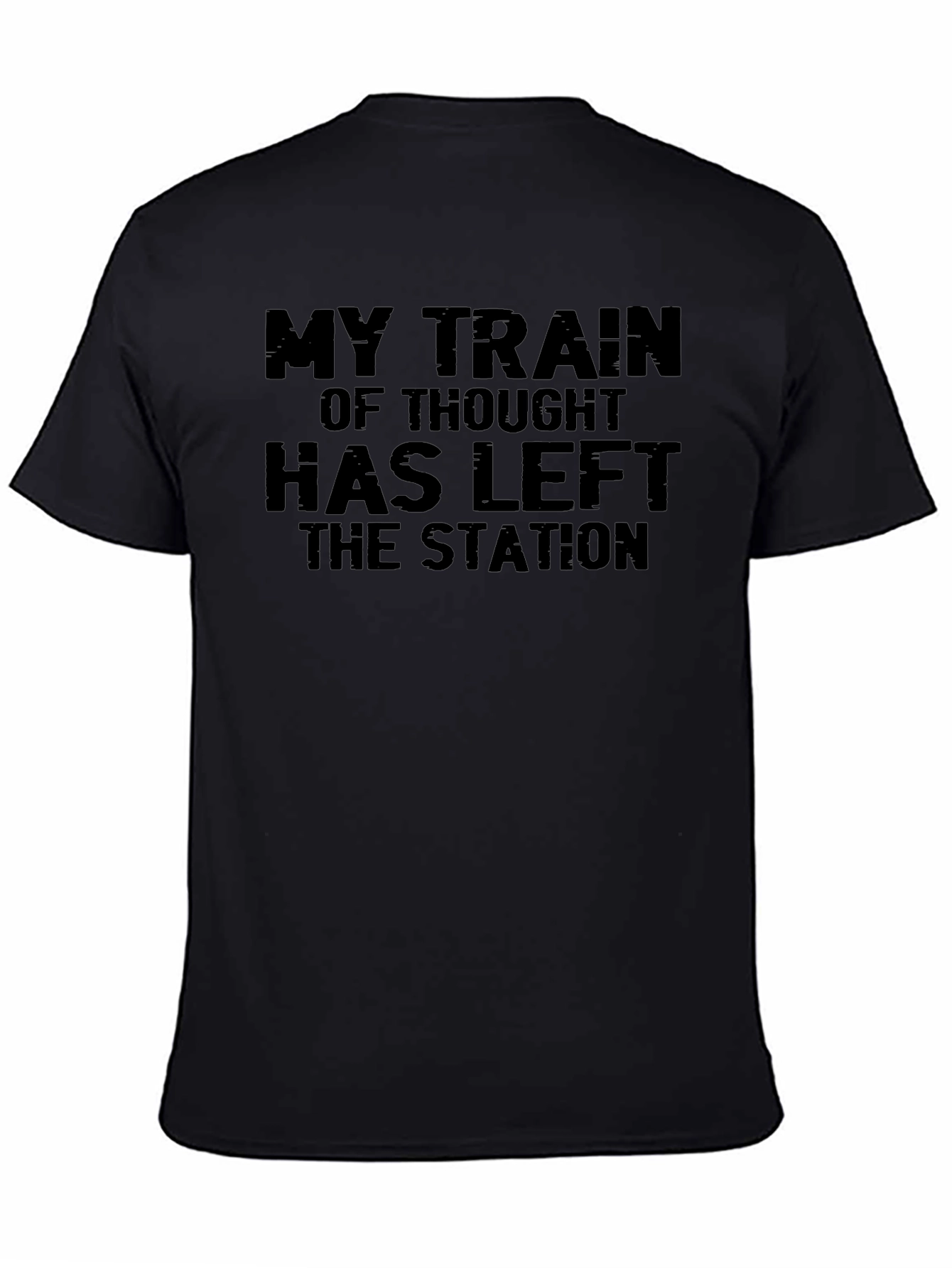 Funny My Train of Thought Graphic Tee