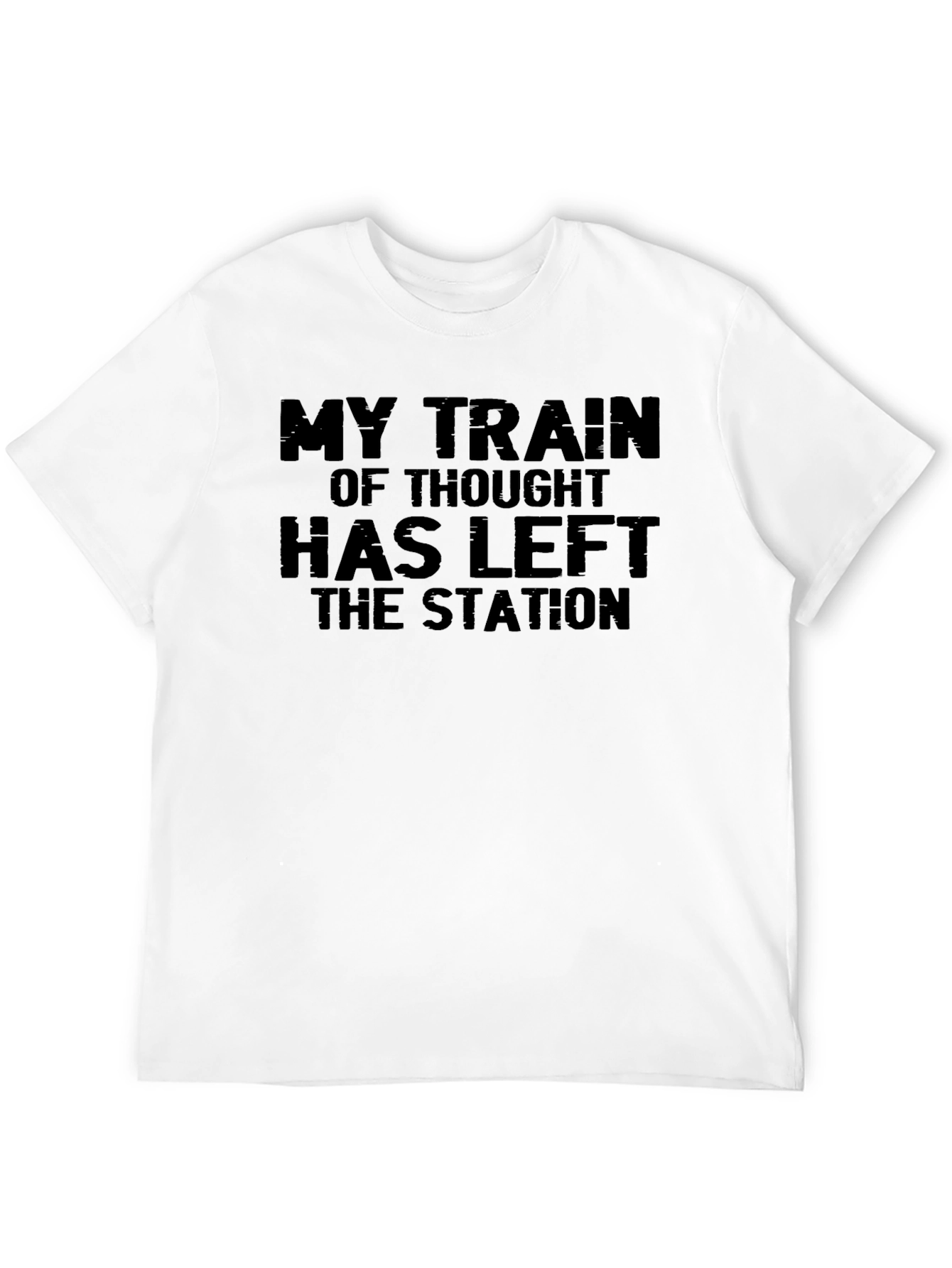 Funny My Train of Thought Graphic Tee