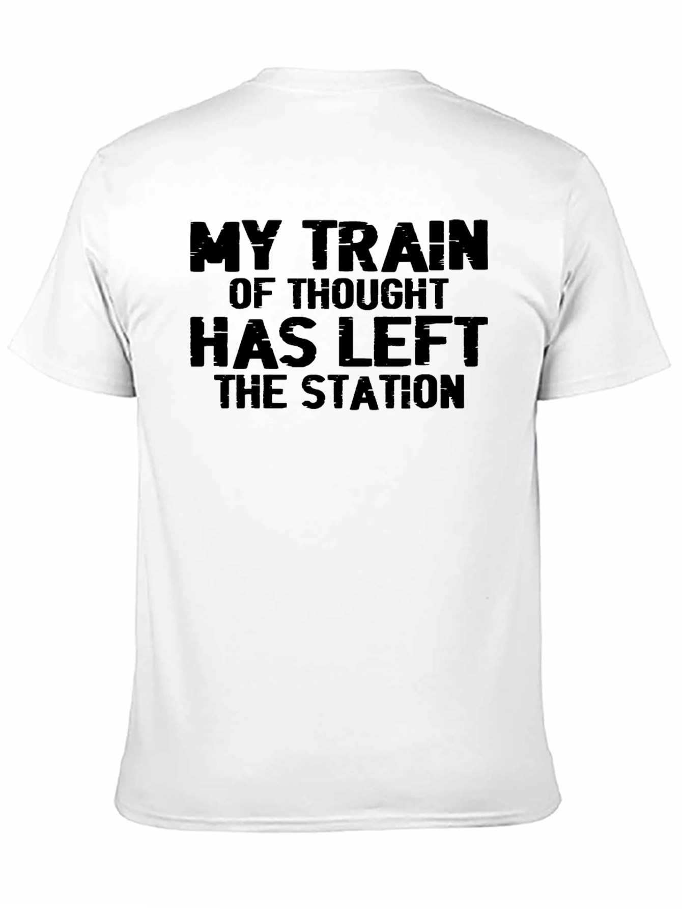 Funny My Train of Thought Graphic Tee