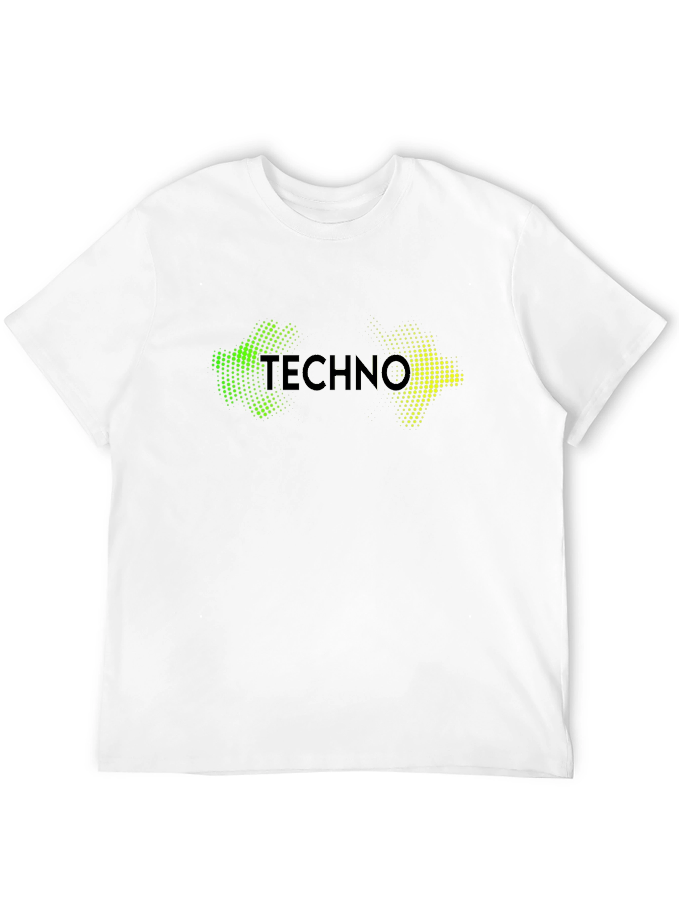 Techno Music Graphic Black T-Shirt