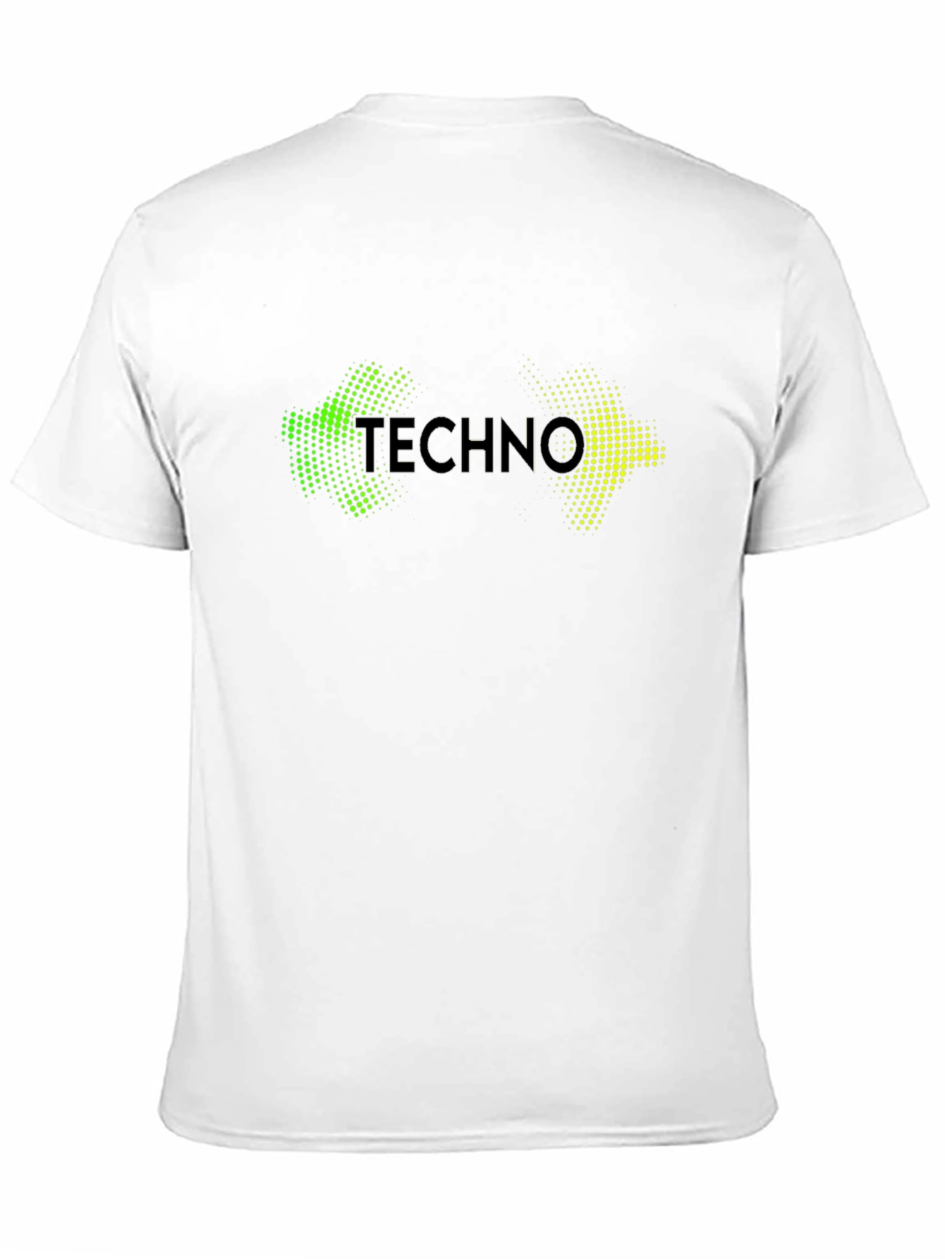 Techno Music Graphic Black T-Shirt