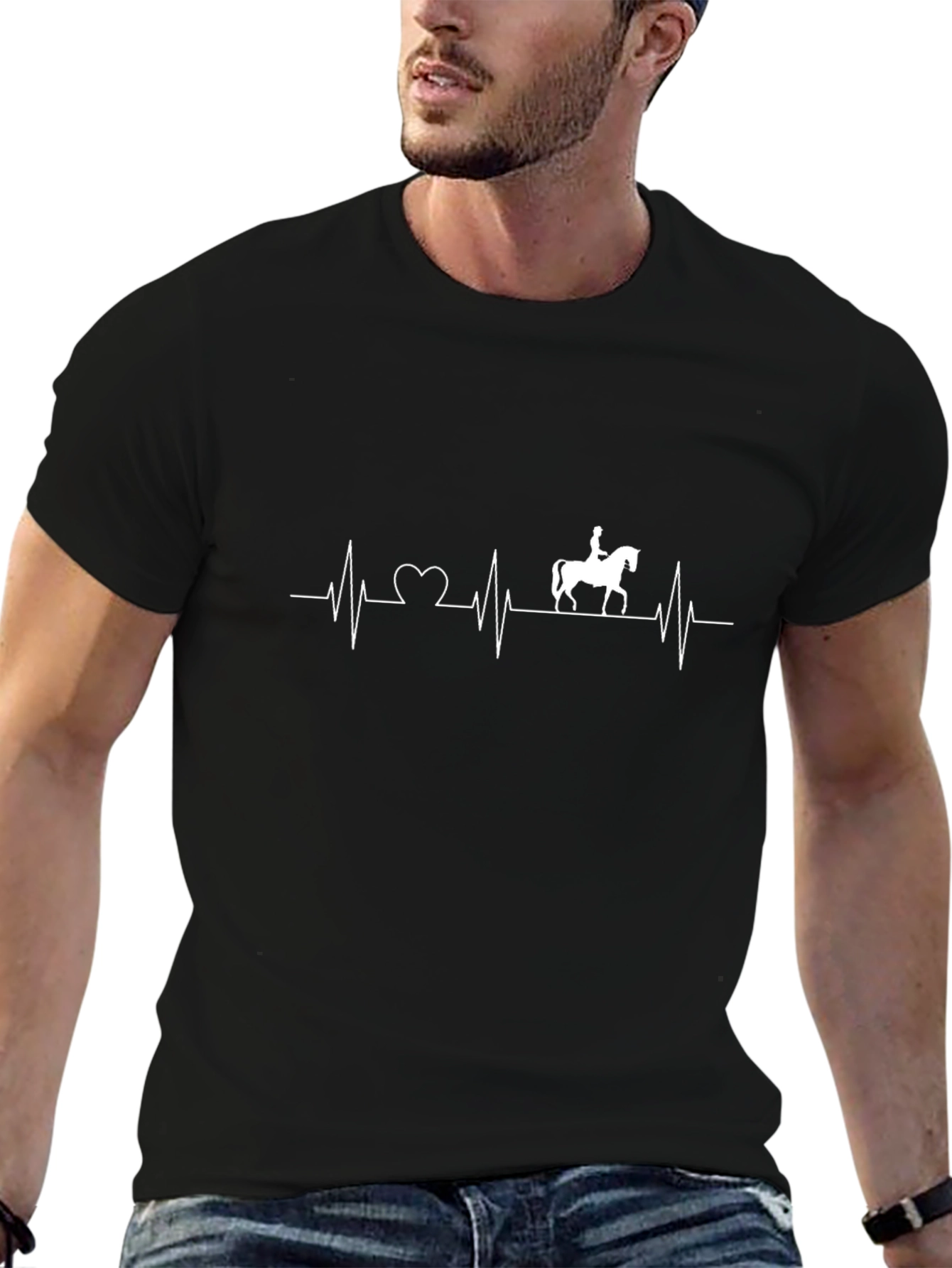 Horse Lover Heartbeat T-Shirt