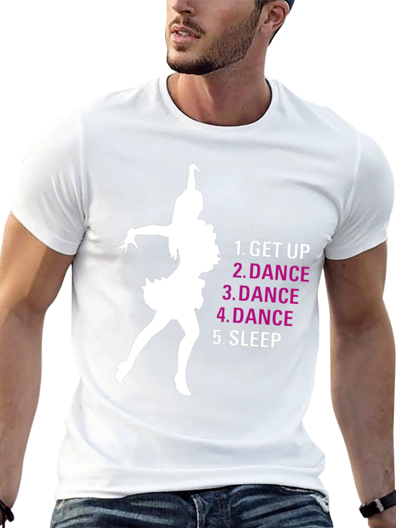 Dance Routine Graphic Tee - Black T-Shirt