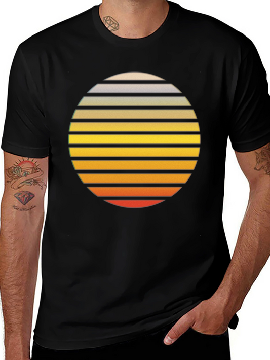 Retro Sunset Graphic T-Shirt