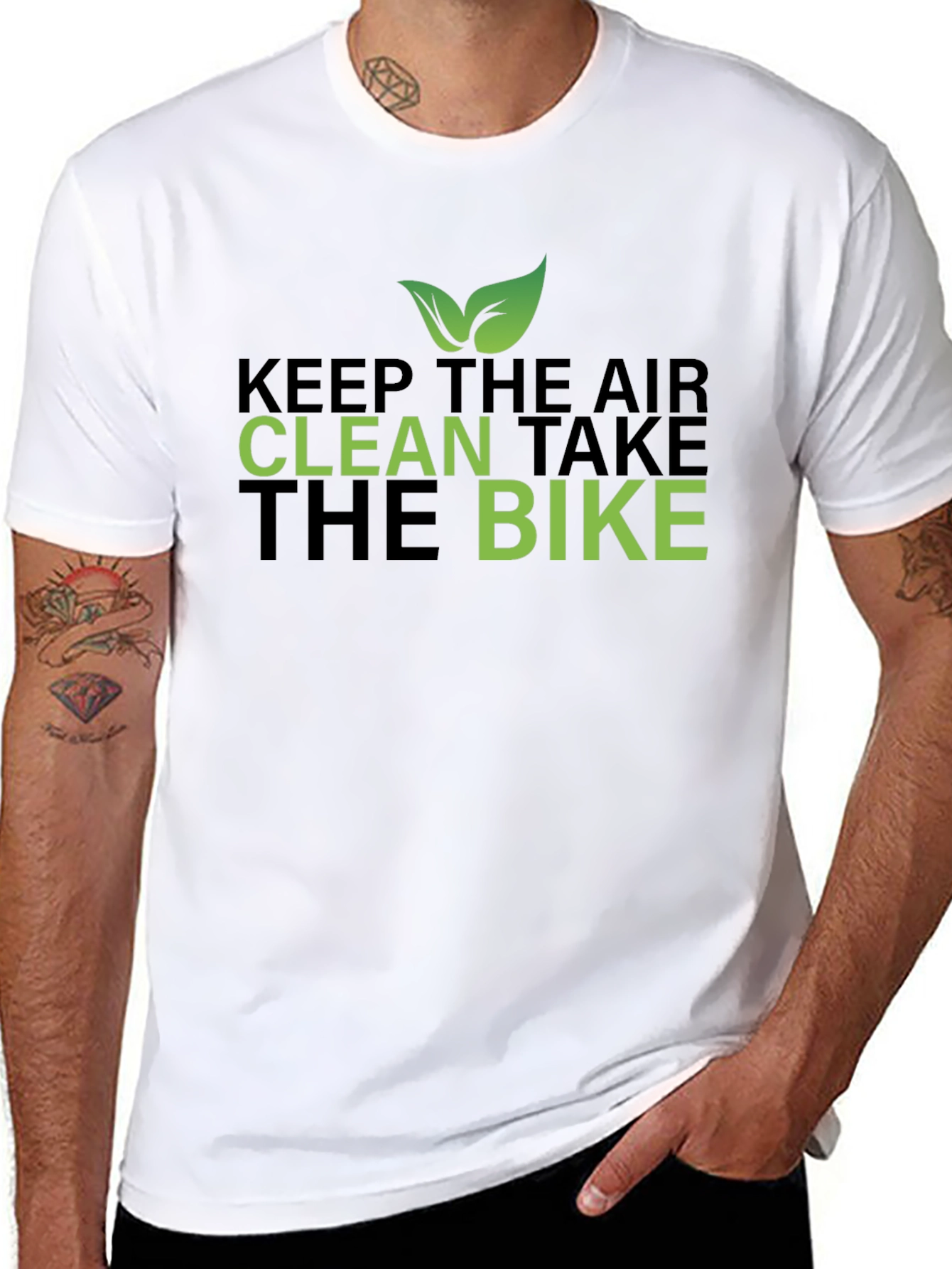 Eco-Friendly Keep the Air Clean Graphic T-Shirt