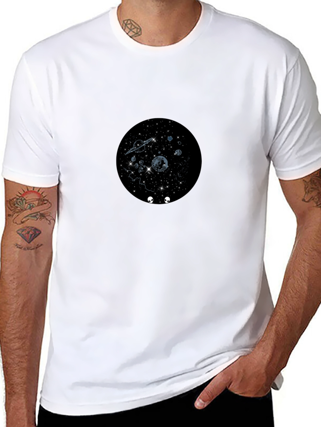 Cosmic Dream Black T-Shirt