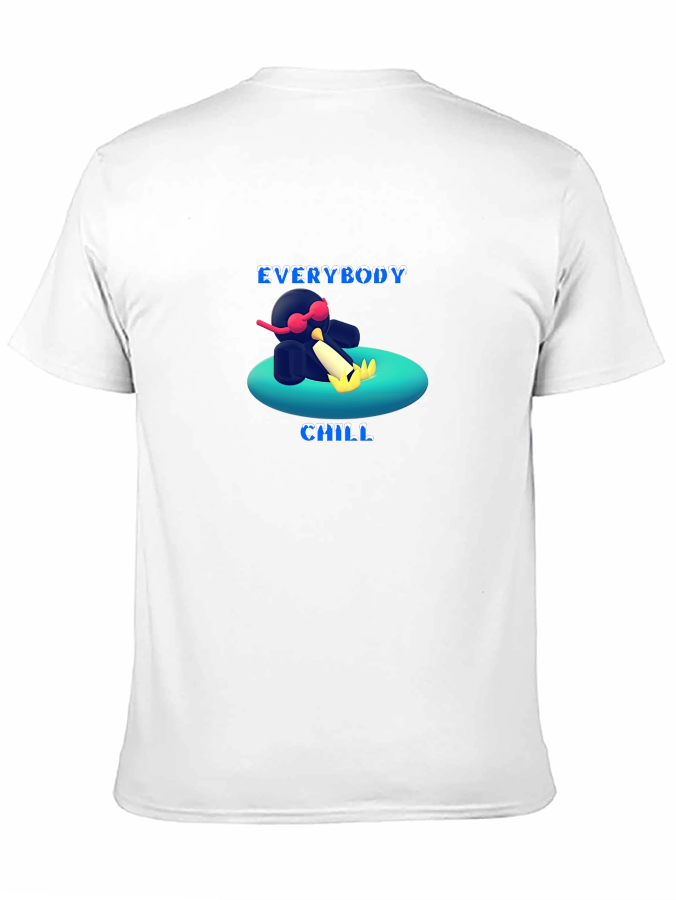 Everybody Chill T-Shirt - Cool Penguin Summer Tee