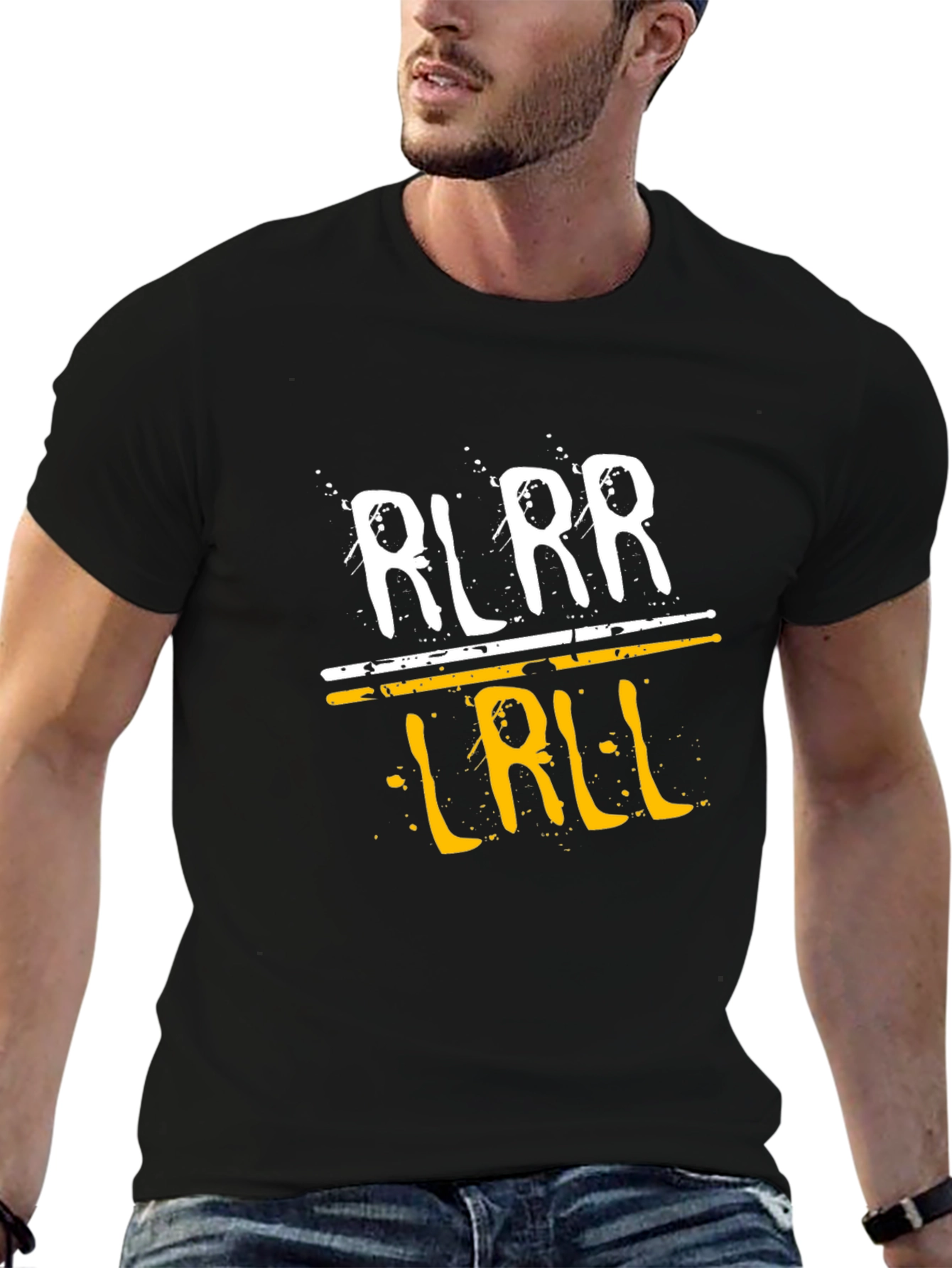 RLRR LRL L Graphic T-Shirt - Casual Cotton Tee
