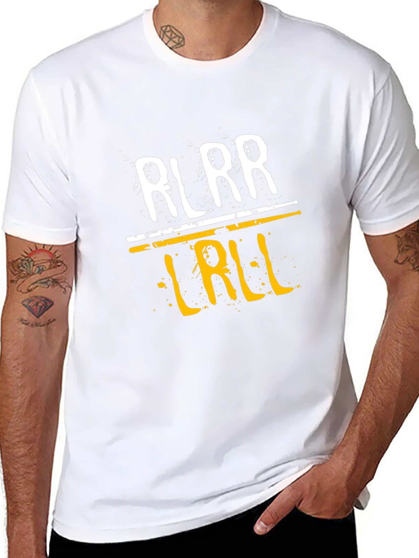 RLRR LRL L Graphic T-Shirt - Casual Cotton Tee