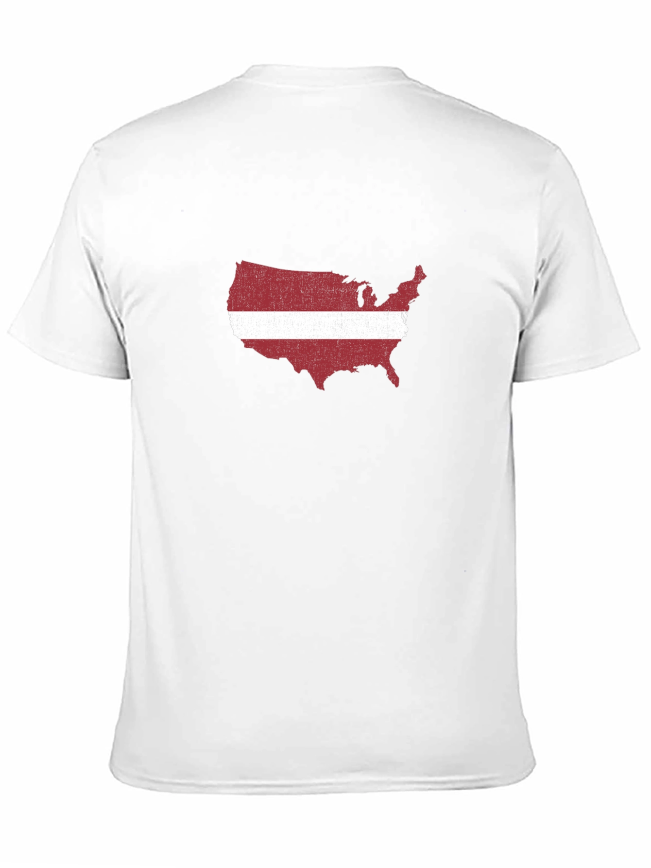USA Latvia Flag Graphic T-Shirt