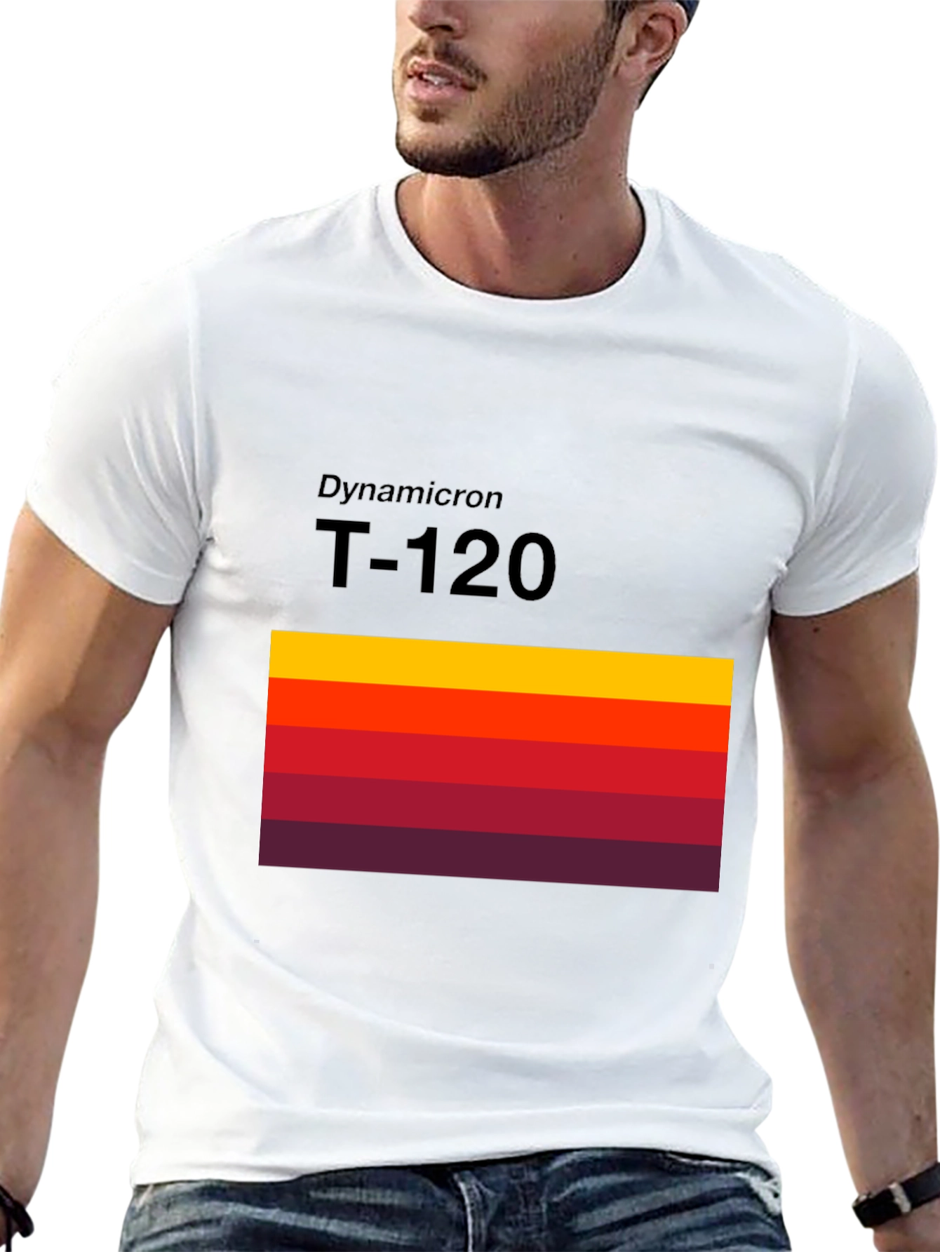 Dynamicron T-120 Retro Stripe T-Shirt