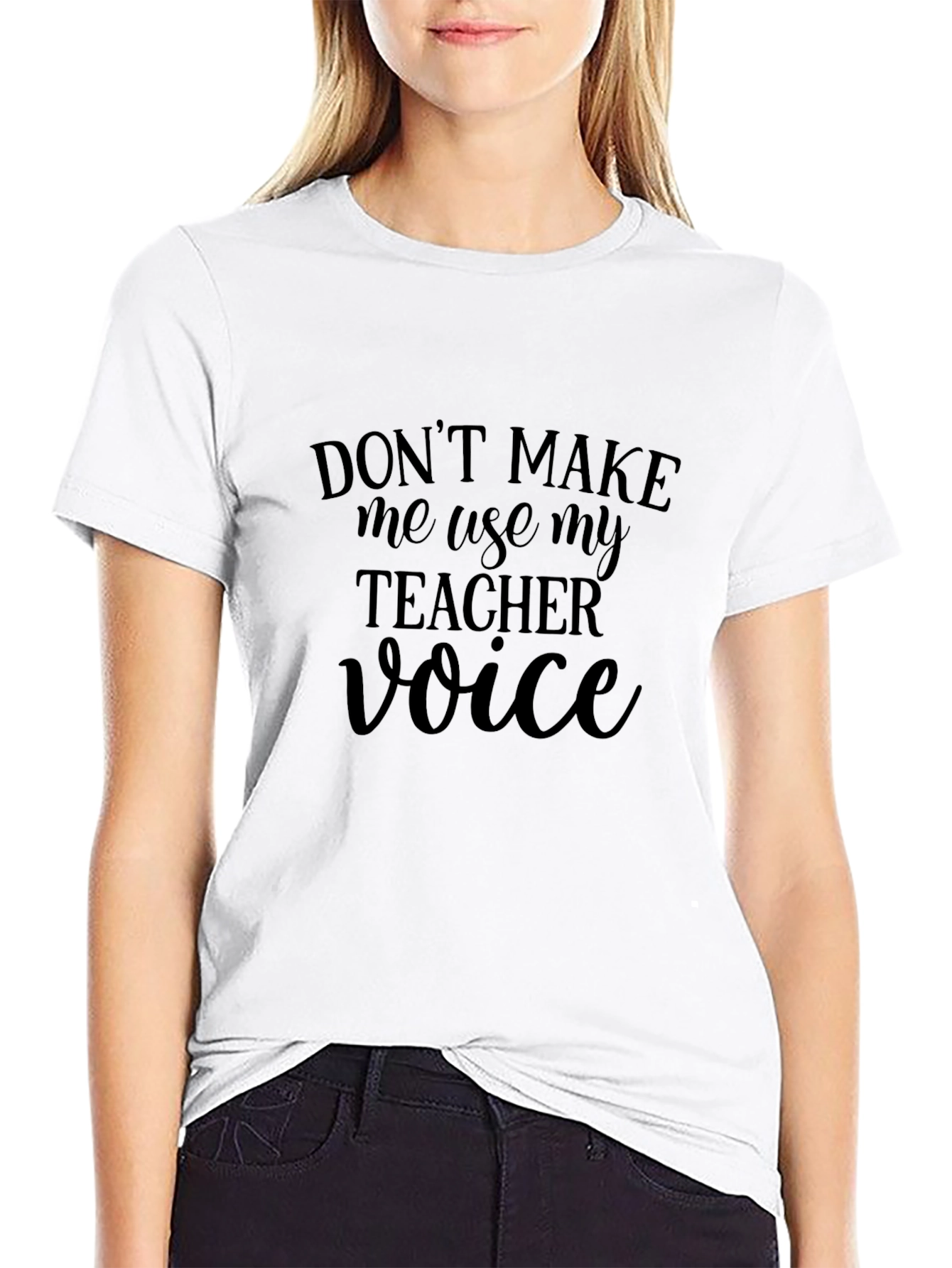 Teacher Voice T-Shirt: Funny Teacher Gift