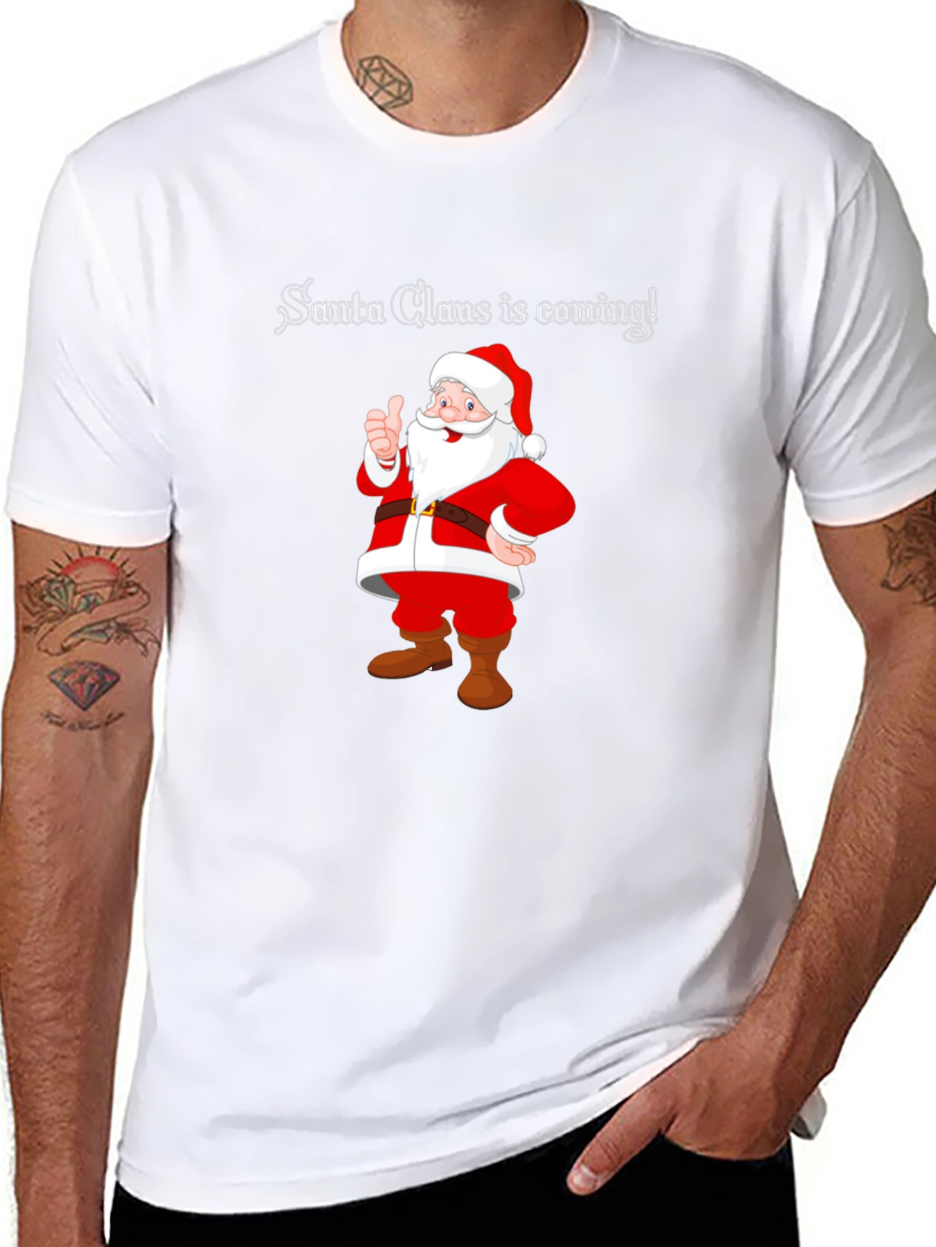 Santa Claus is Coming Graphic T-Shirt