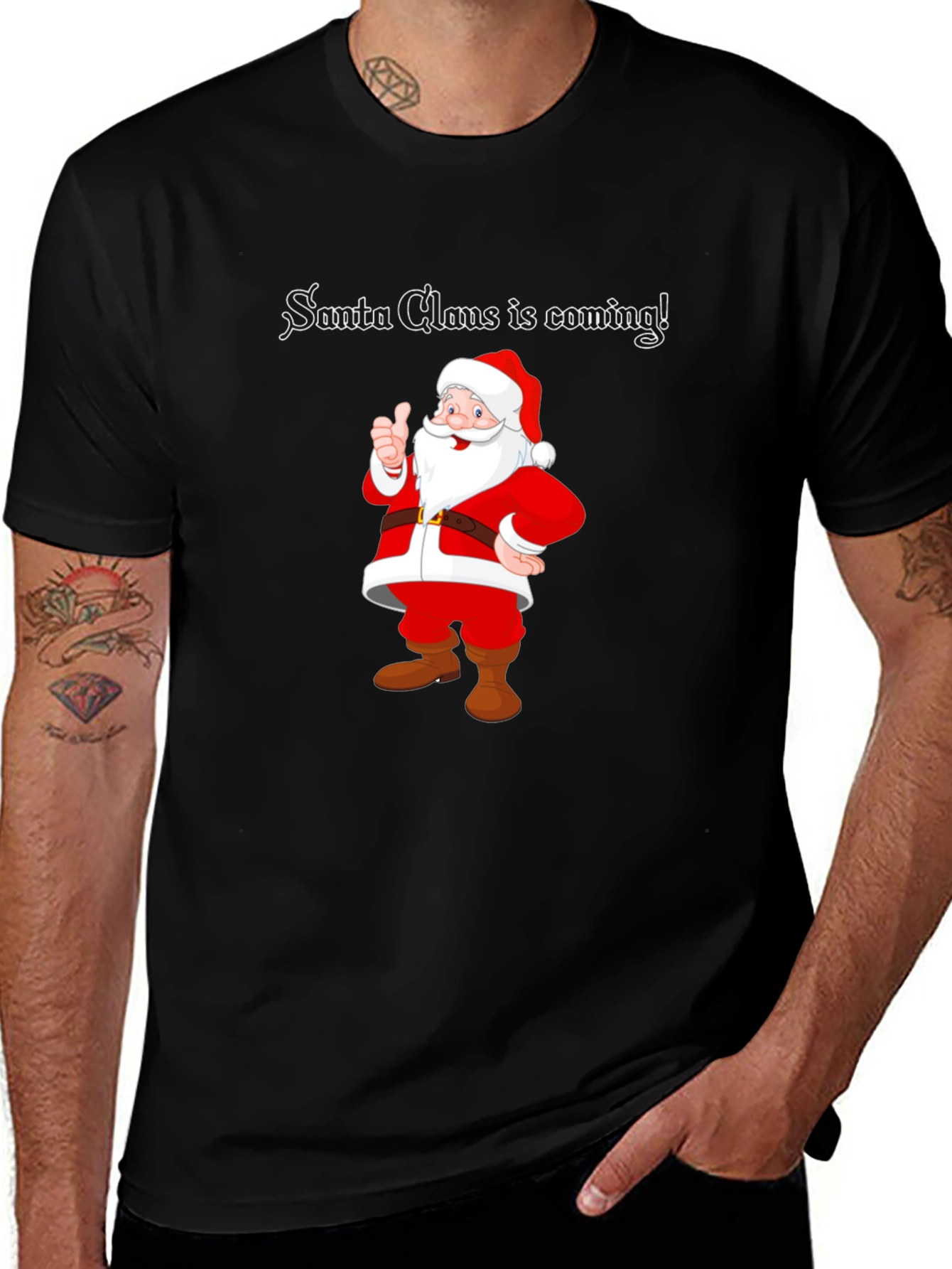 Santa Claus is Coming Graphic T-Shirt