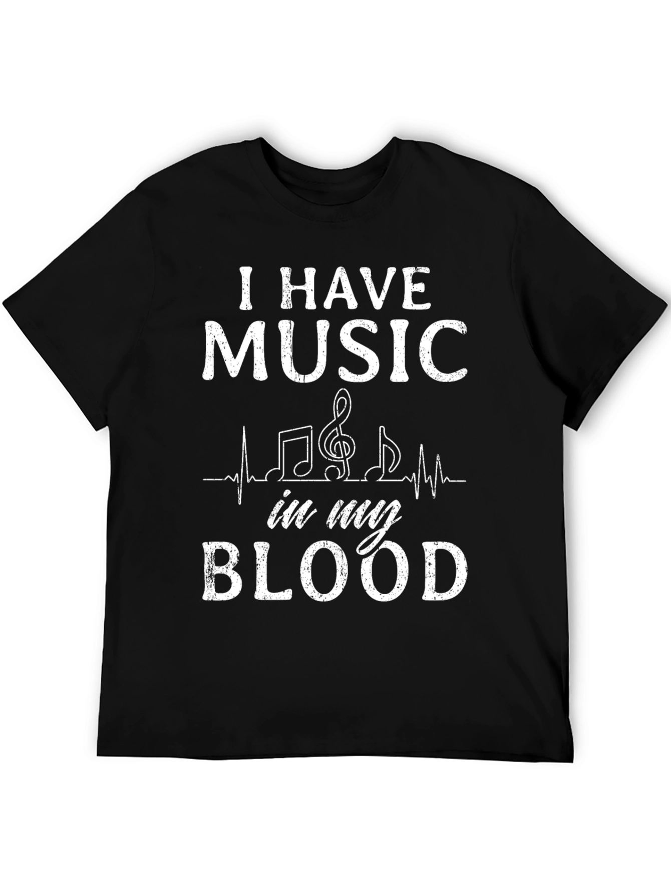 I Have Music in My Blood Graphic T-Shirt