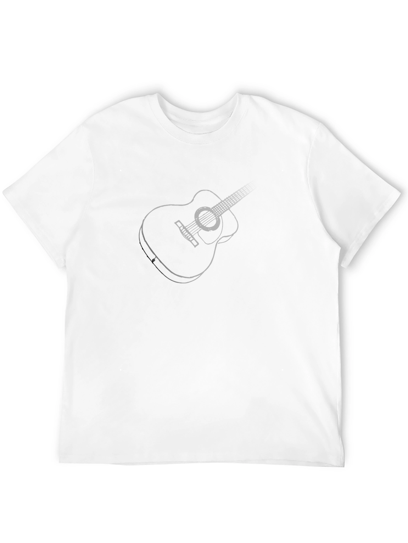 Acoustic Guitar Graphic Tee - Stylish & Comfortable
