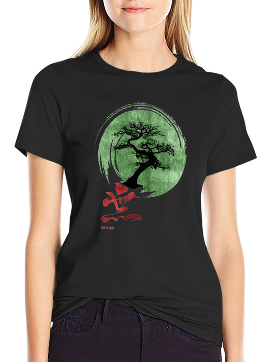 Bonsai Tree Graphic Tee - Empty Mind Zen T-Shirt