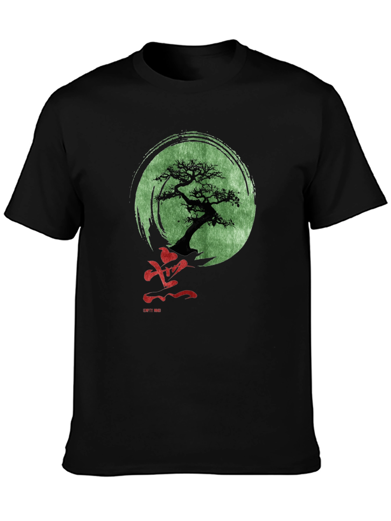 Bonsai Tree Graphic Tee - Empty Mind Zen T-Shirt
