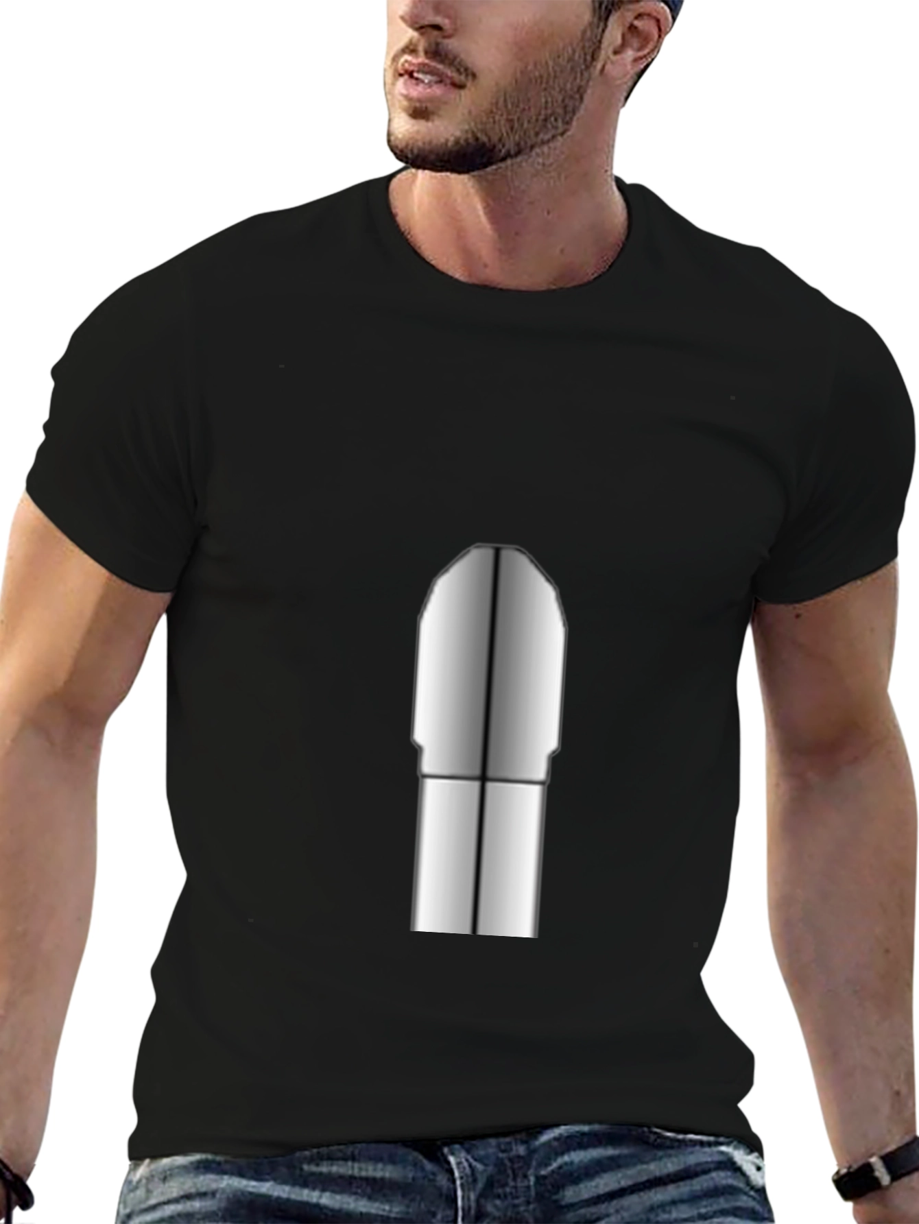 Bullet Graphic Black T-Shirt