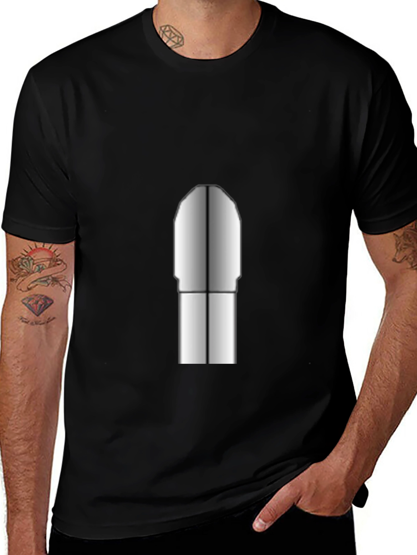 Bullet Graphic Black T-Shirt