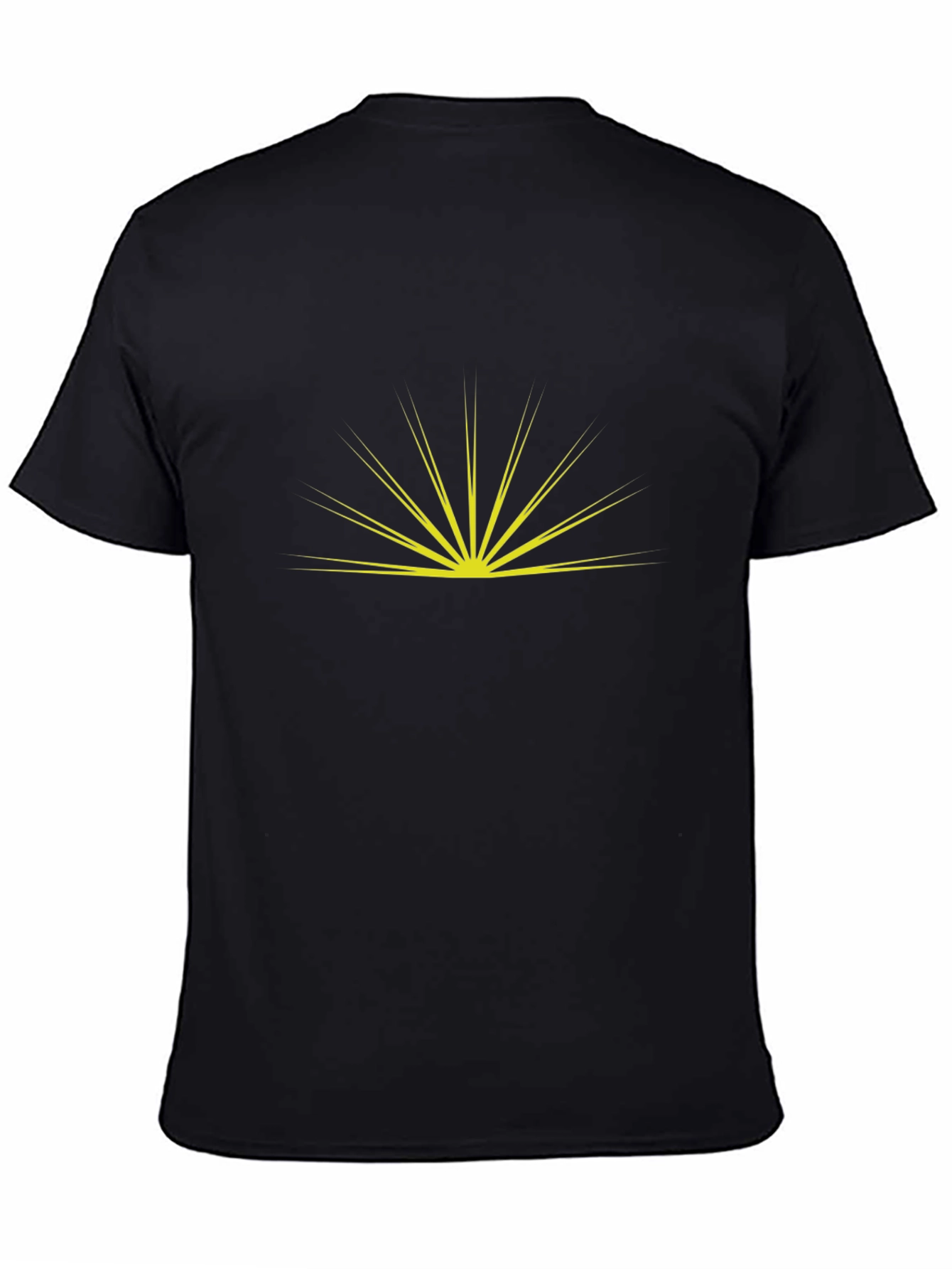 Sunrise Graphic Tee - Black Cotton Blend