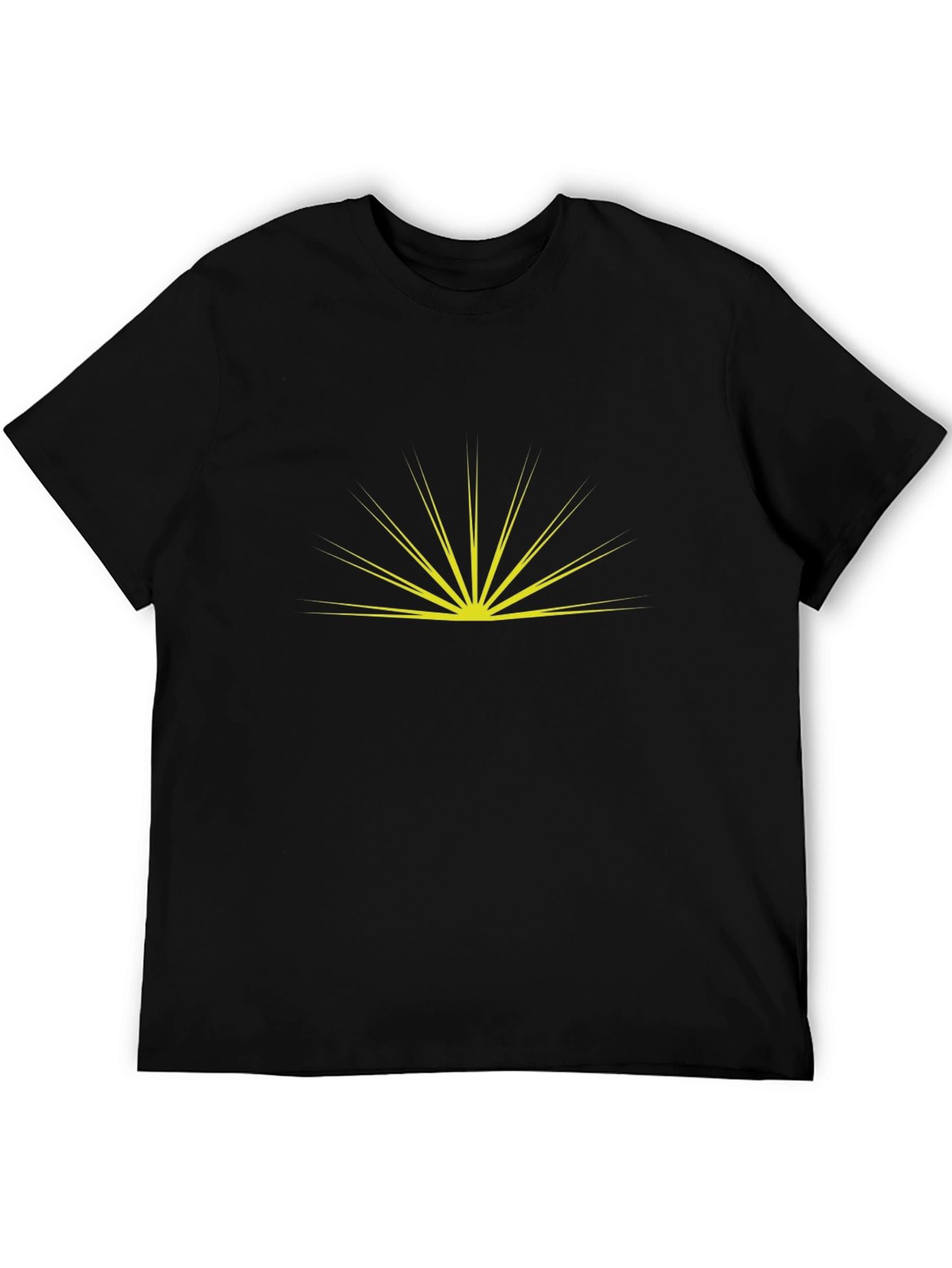 Sunrise Graphic Tee - Black Cotton Blend