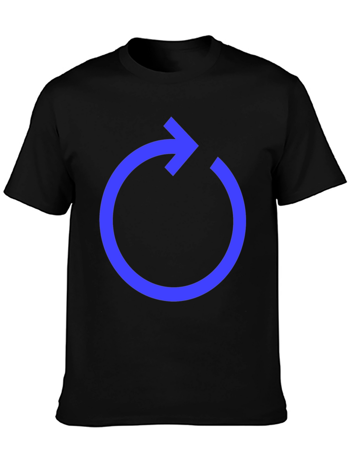 Circular Arrow Graphic Tee - Modern Design Casual Style