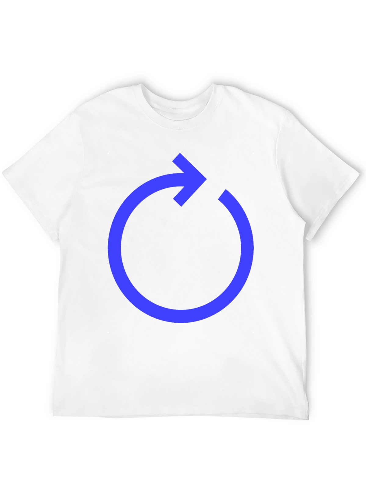 Circular Arrow Graphic Tee - Modern Design Casual Style