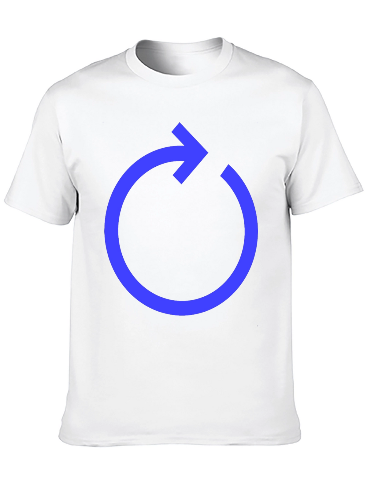 Circular Arrow Graphic Tee - Modern Design Casual Style
