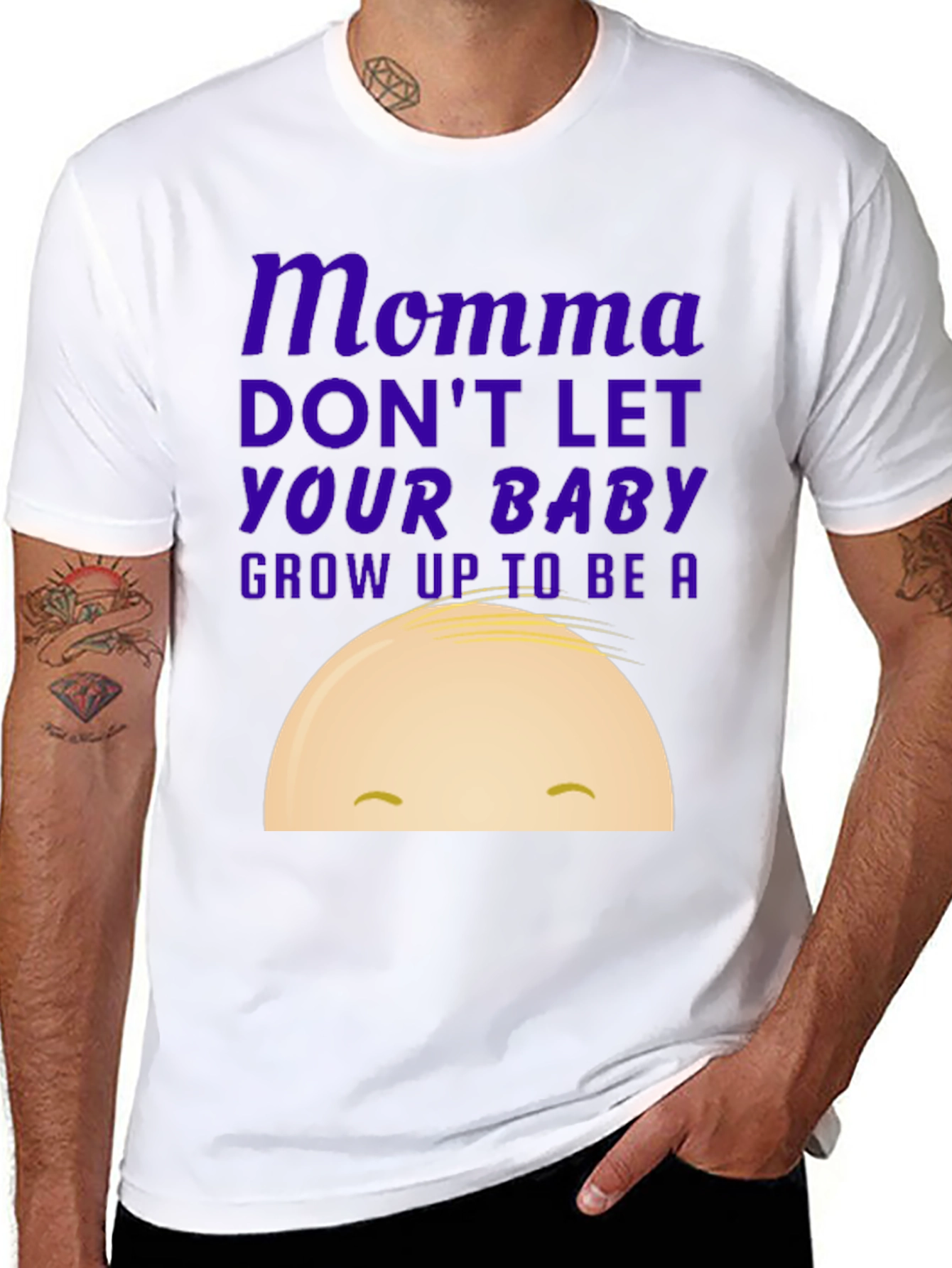 Momma Dont Let Your Baby Grow Up T-Shirt
