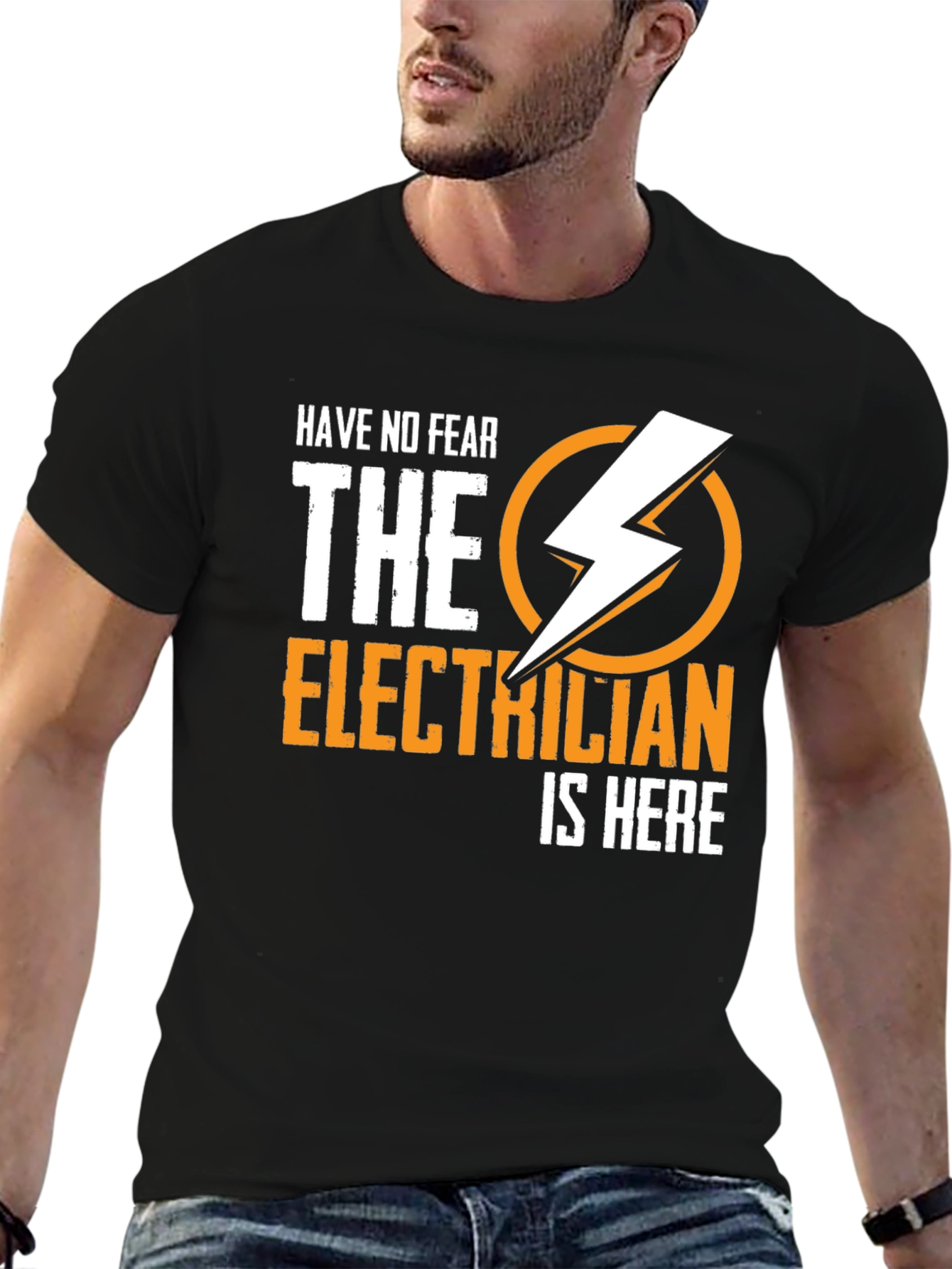 Electrician Humor T-Shirt - Have No Fear Design