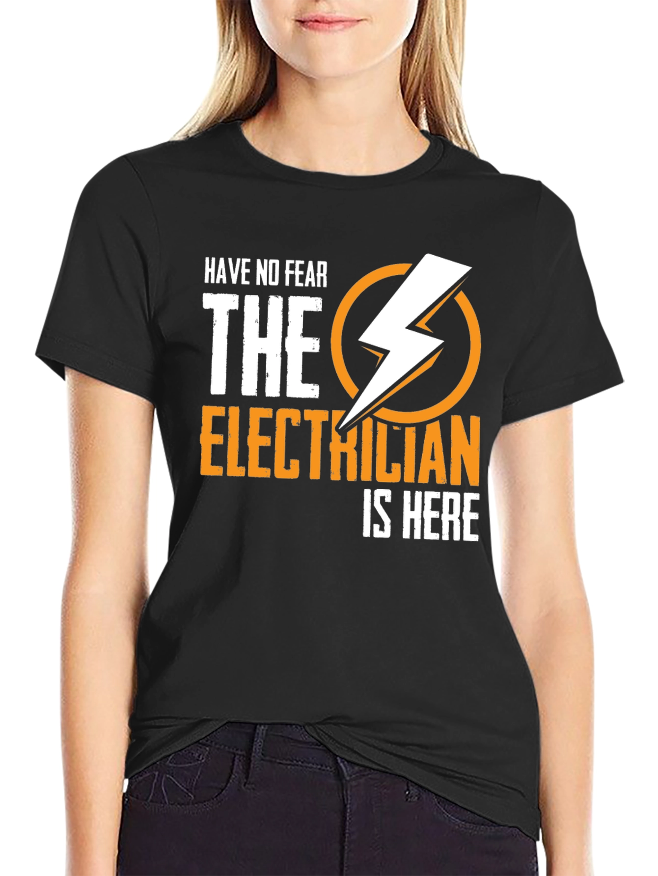 Electrician Humor T-Shirt - Have No Fear Design