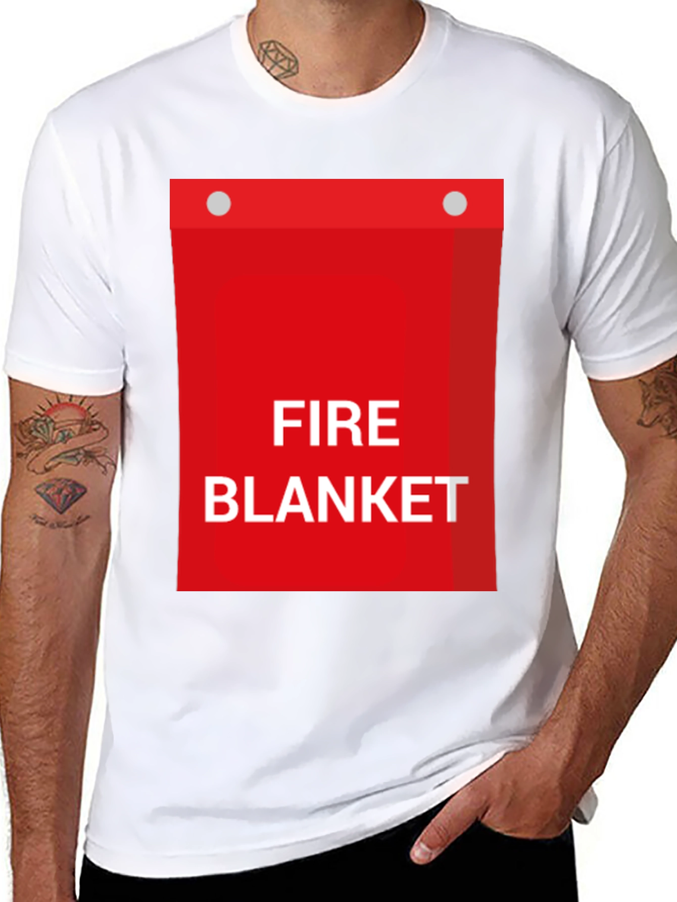 Fire Blanket Graphic T-Shirt