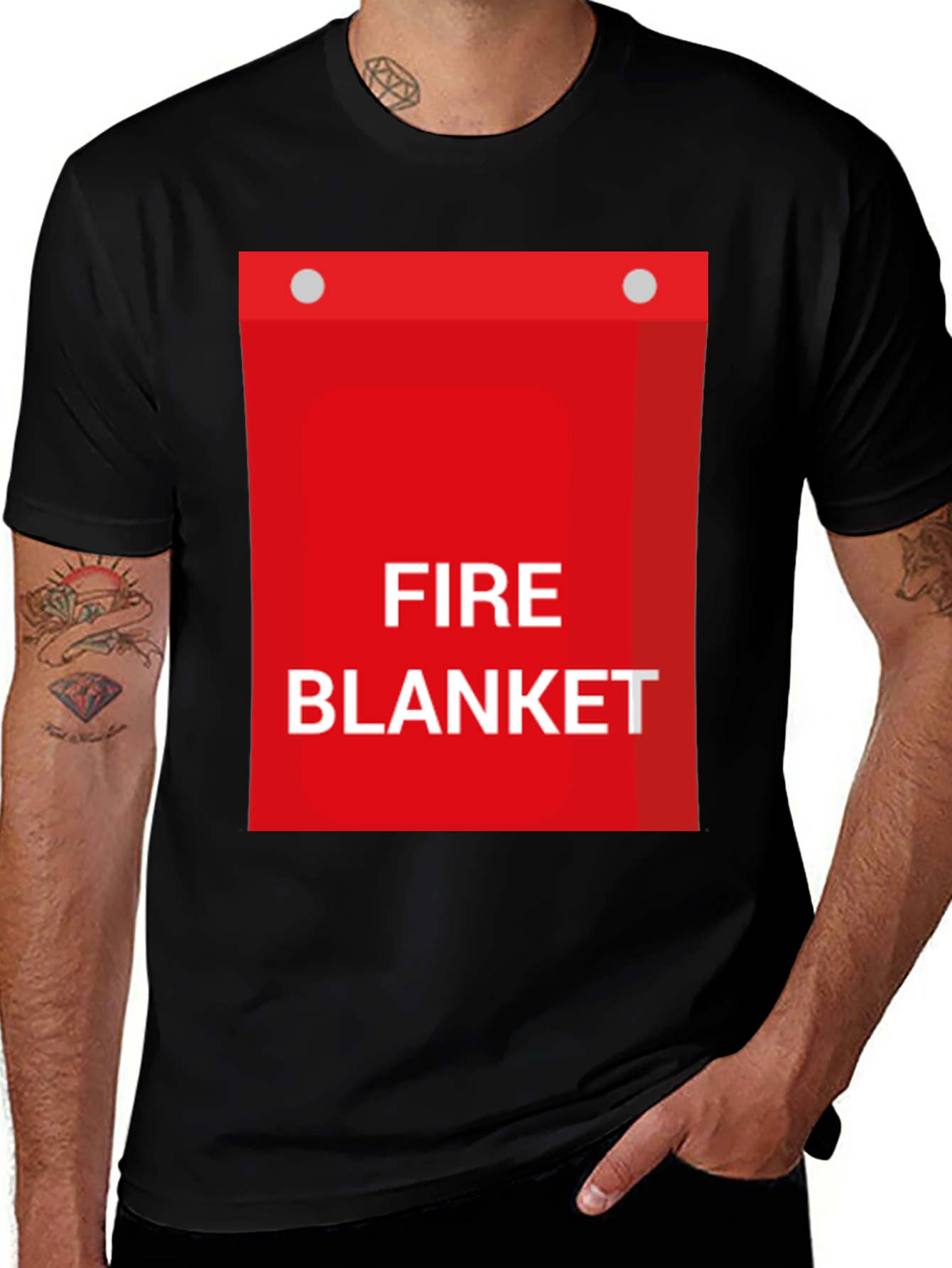 Fire Blanket Graphic T-Shirt