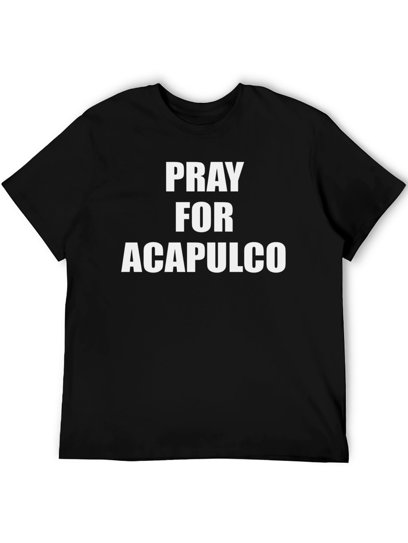 Pray for Acapulco T-Shirt Black
