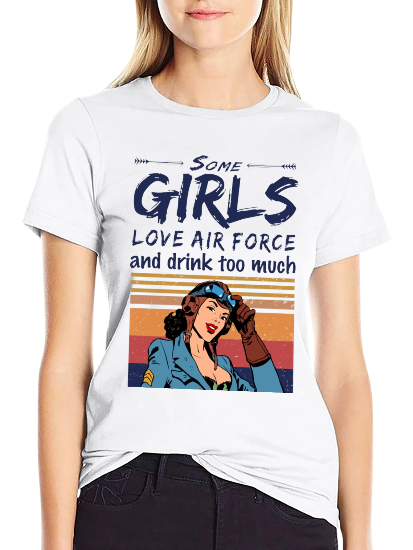 Some Girls Love Air Force T-Shirt