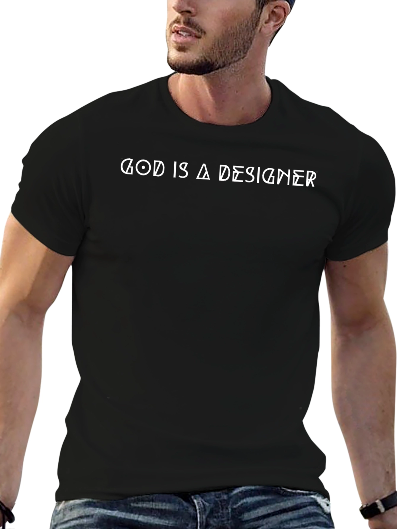 God is a Designer Graphic T-Shirt