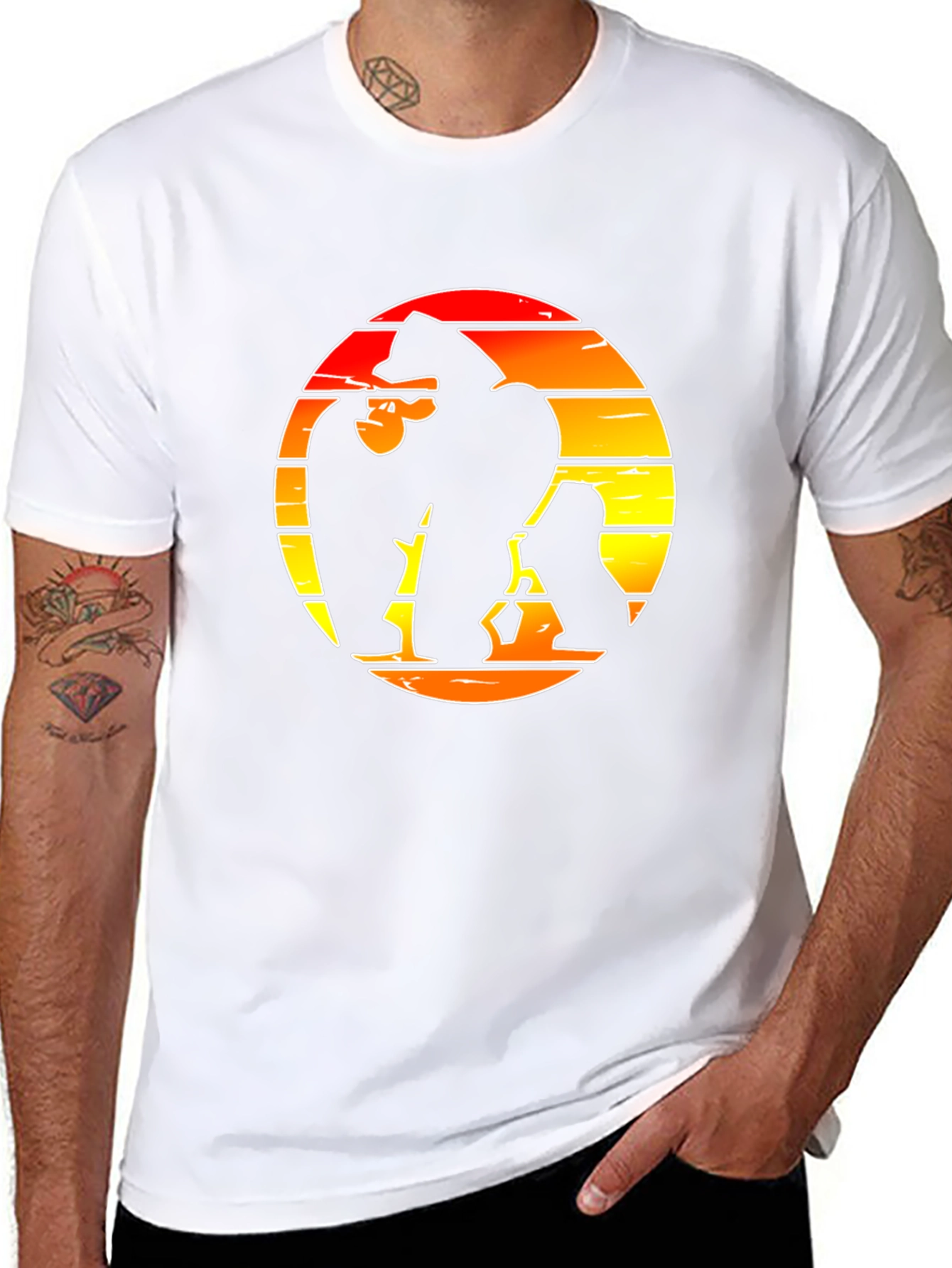 Retro Kong Graphic Tee - Black Cotton Shirt