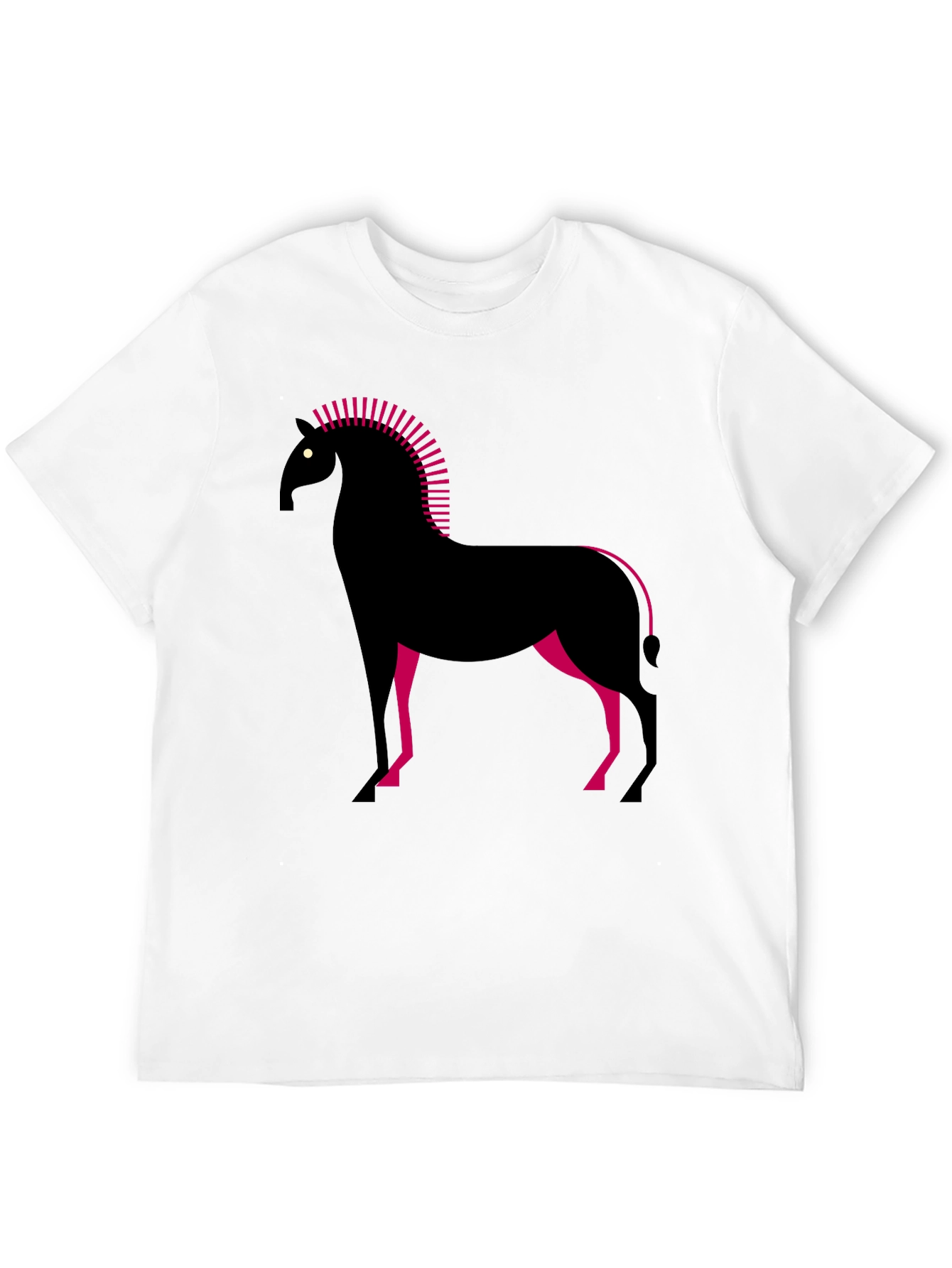 Geometric Horse Graphic T-Shirt