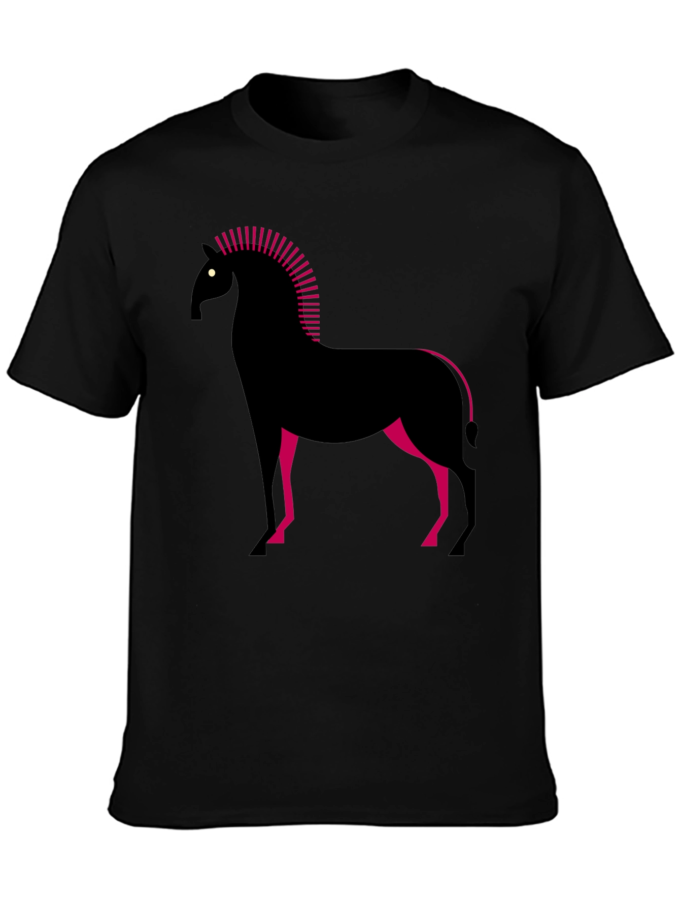 Geometric Horse Graphic T-Shirt