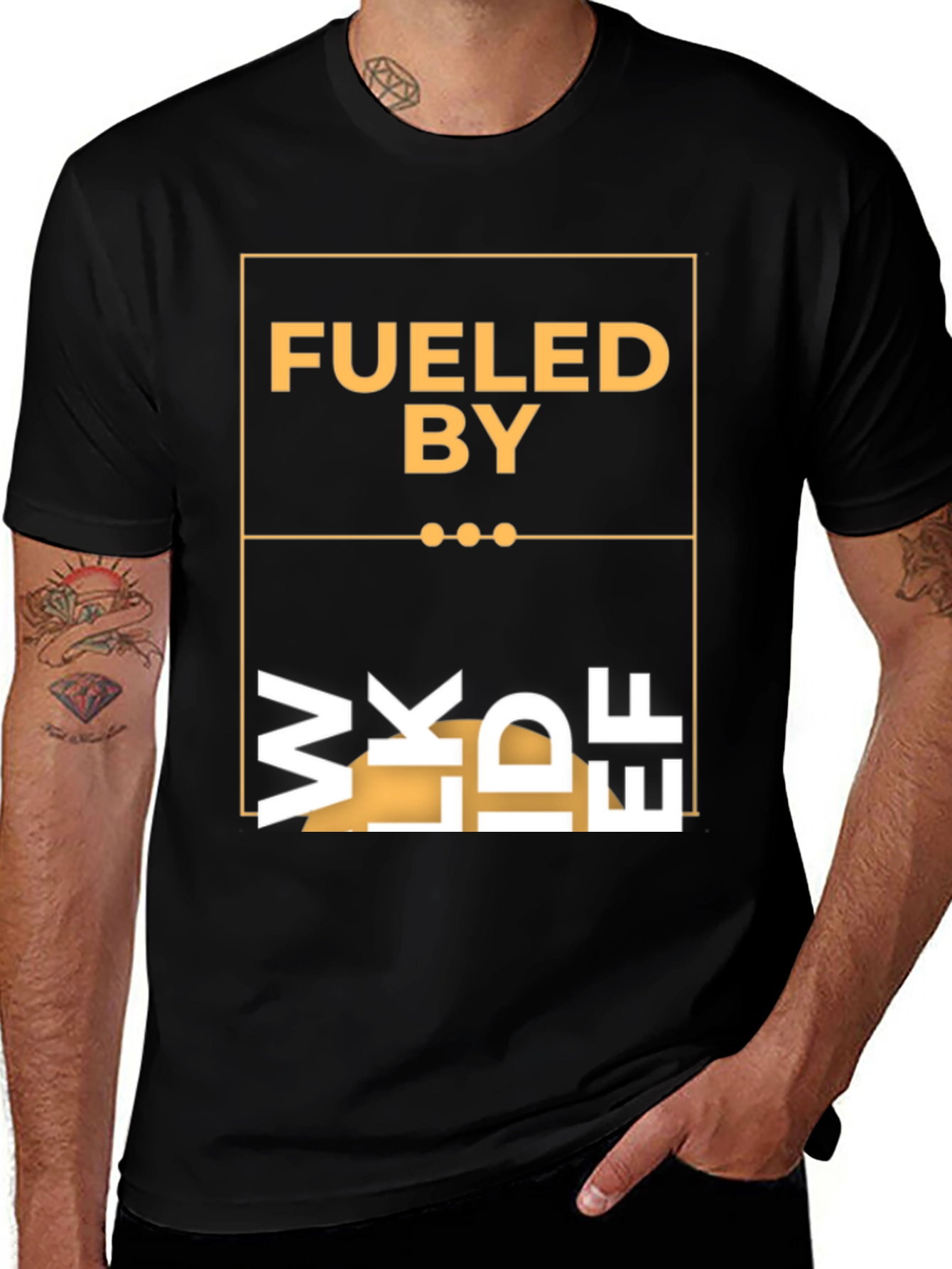 Fueled By Walk Life T-Shirt - Black