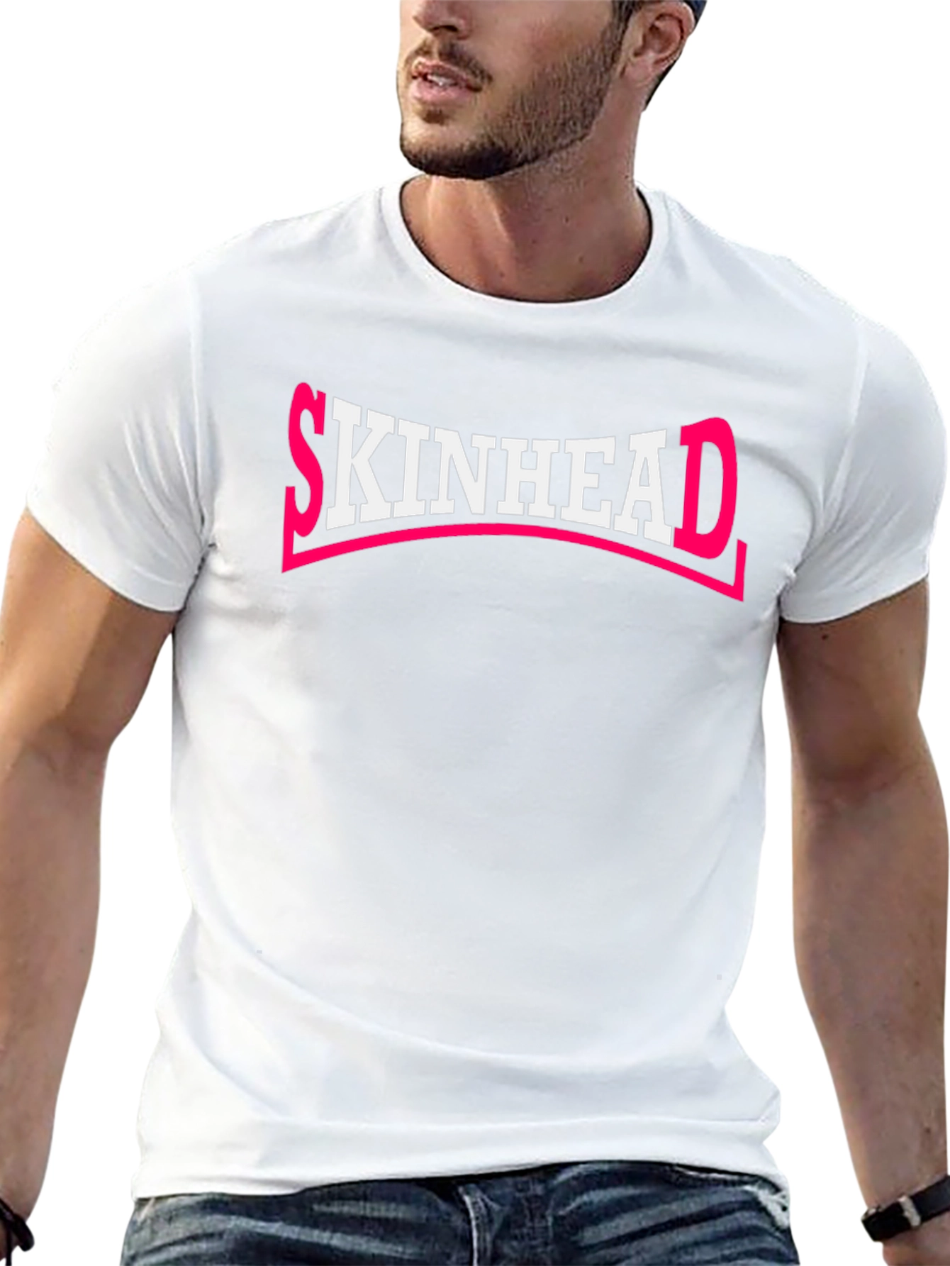 Skinhead Graphic Print T-Shirt - Casual Style