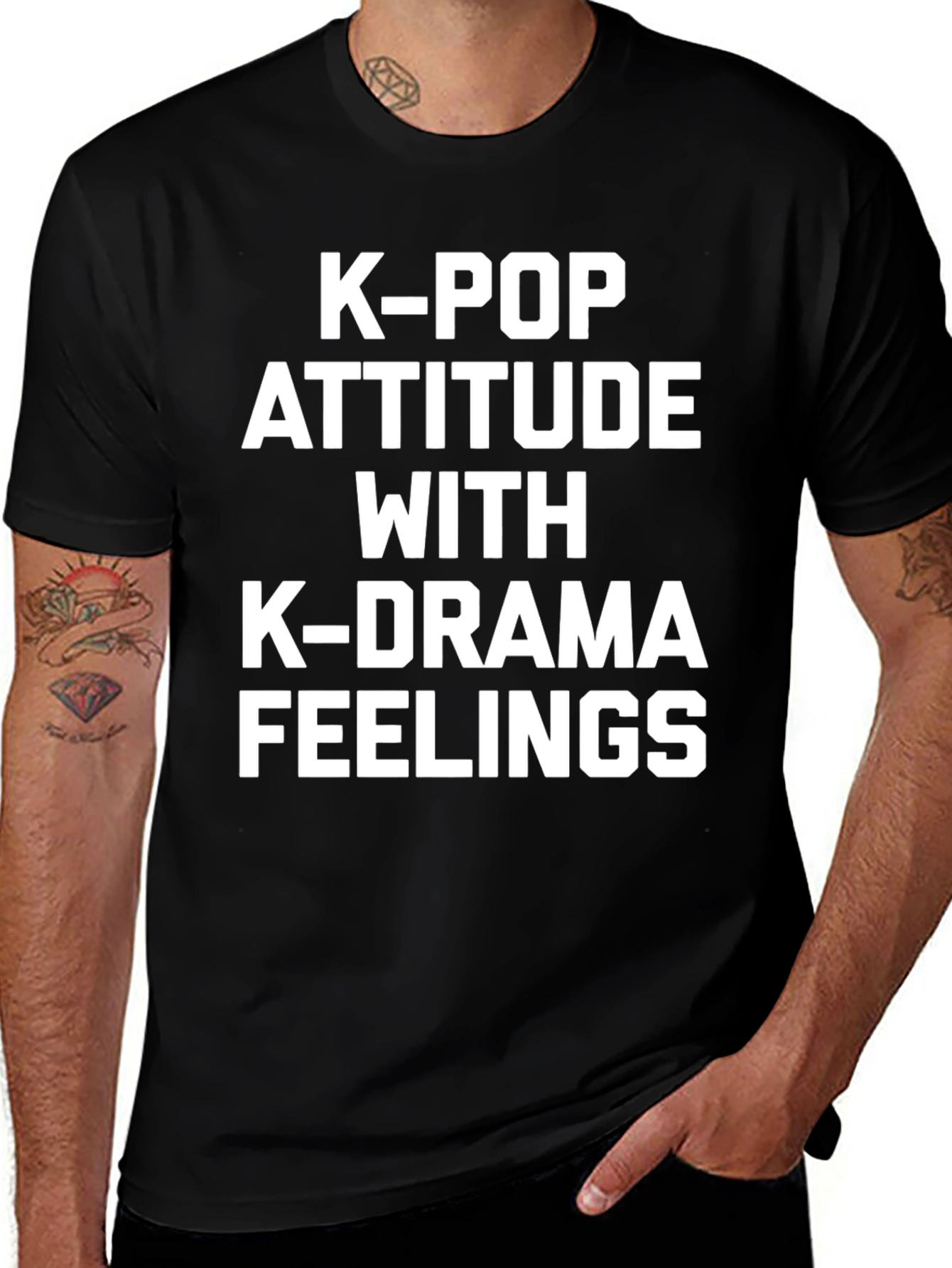 K-Pop Attitude T-Shirt | K-Drama Lover Tee
